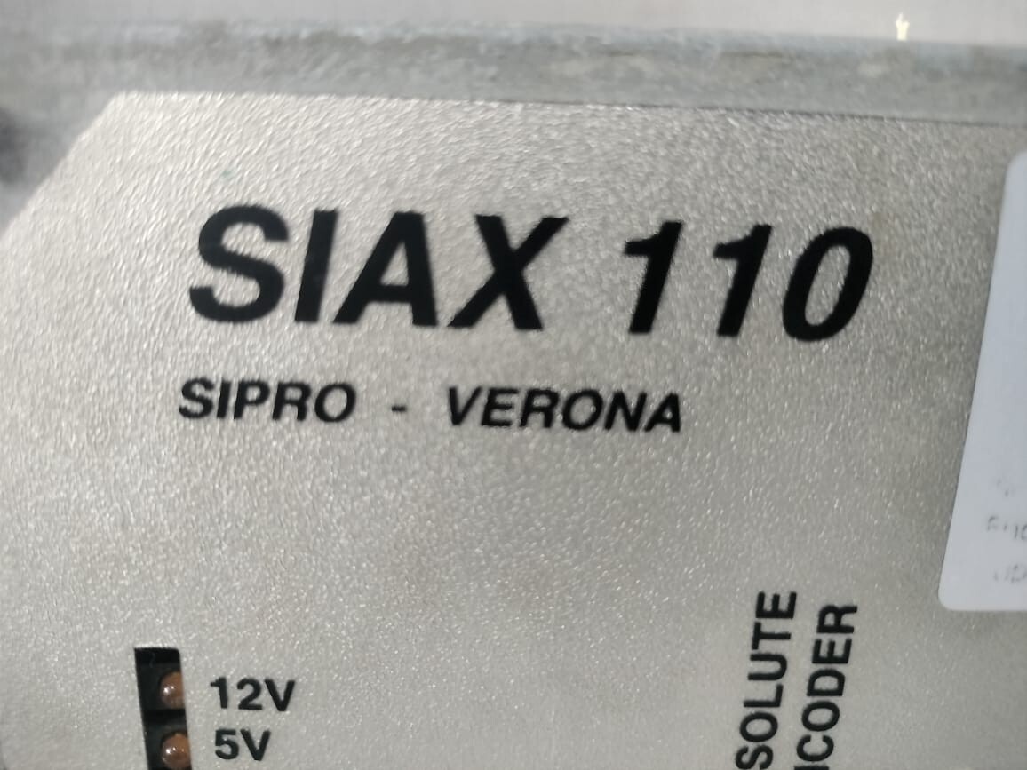 SIPRO VERONA SIAX 110 SIPRO VERONA SIAX 110 9