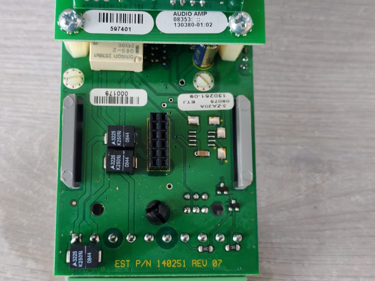 Edwards 130251-09 EDWARDS 3-ZA20A AUDIO AMPLIFIER 09075 ETJ 130251-09 10