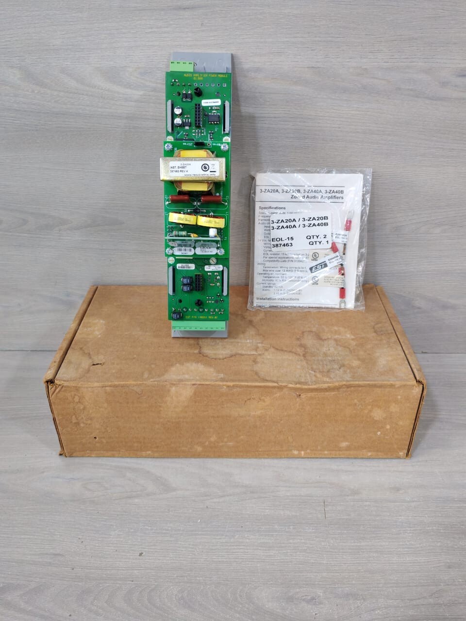 EDWARDS 3-ZA20A AUDIO AMPLIFIER 09075 ETJ 130251-09