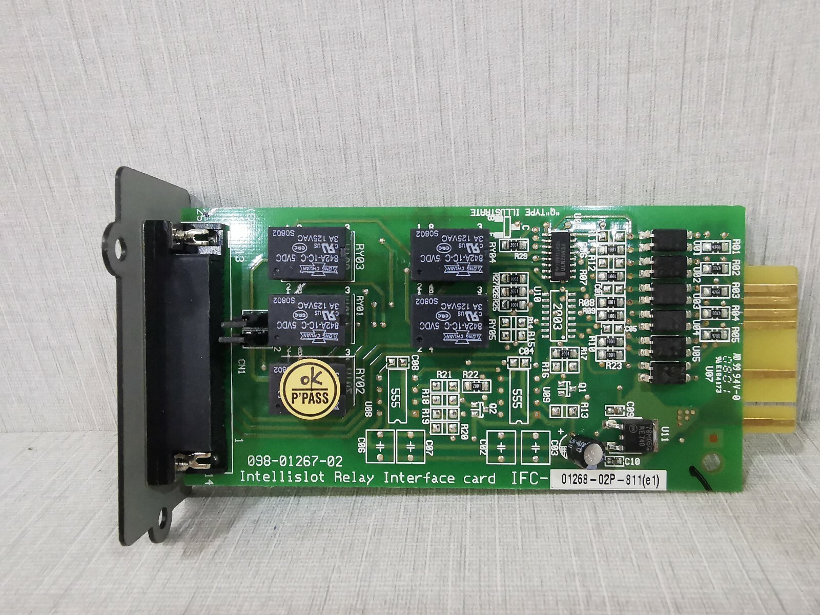 LIEBERT 098-01267-02 Intellislot Relay Interface Card