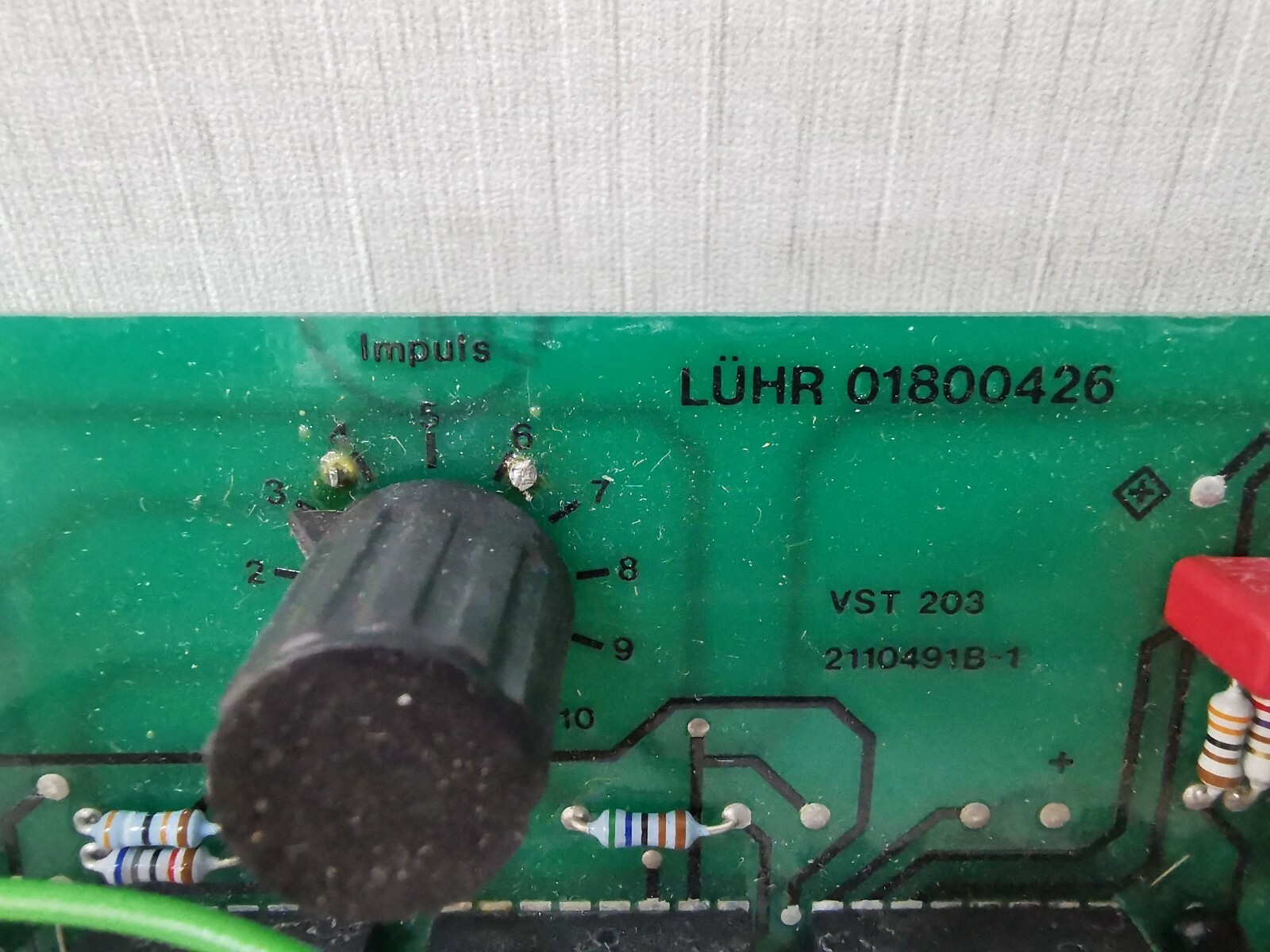 LUHR 01800426 LUHR VST 203 2110491B-1 CARD 01800426 BOARD 2