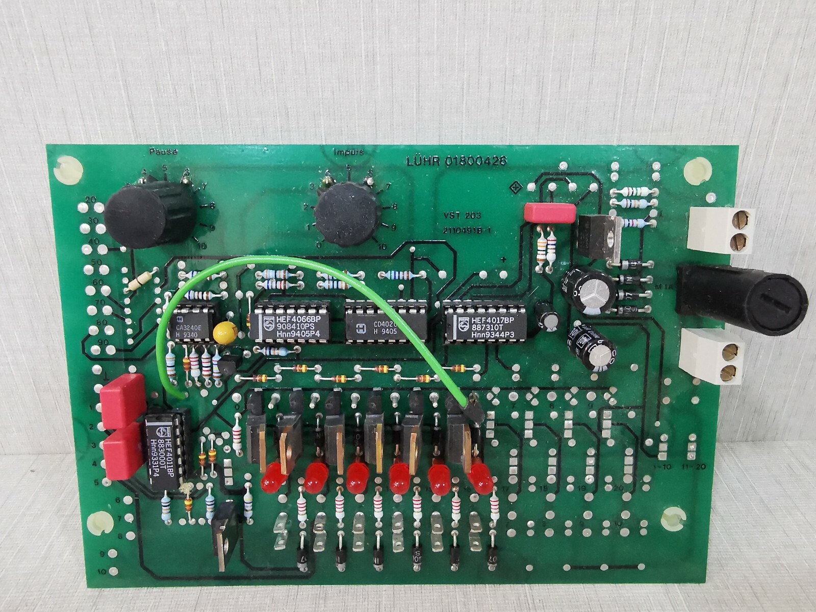 LUHR VST 203 2110491B-1 CARD 01800426 BOARD
