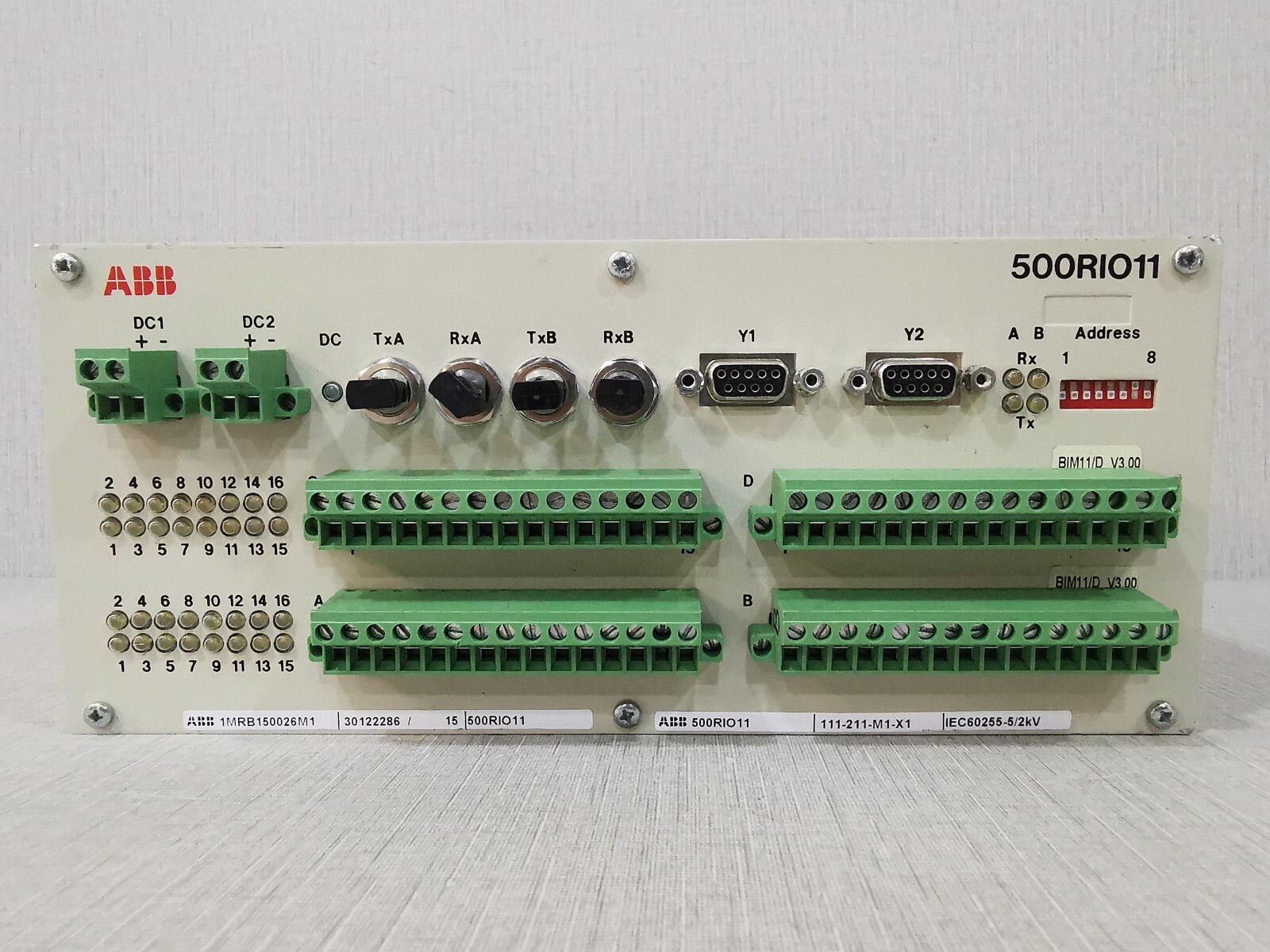 ABB 500RIO11 MODULE 1MRB150026M1