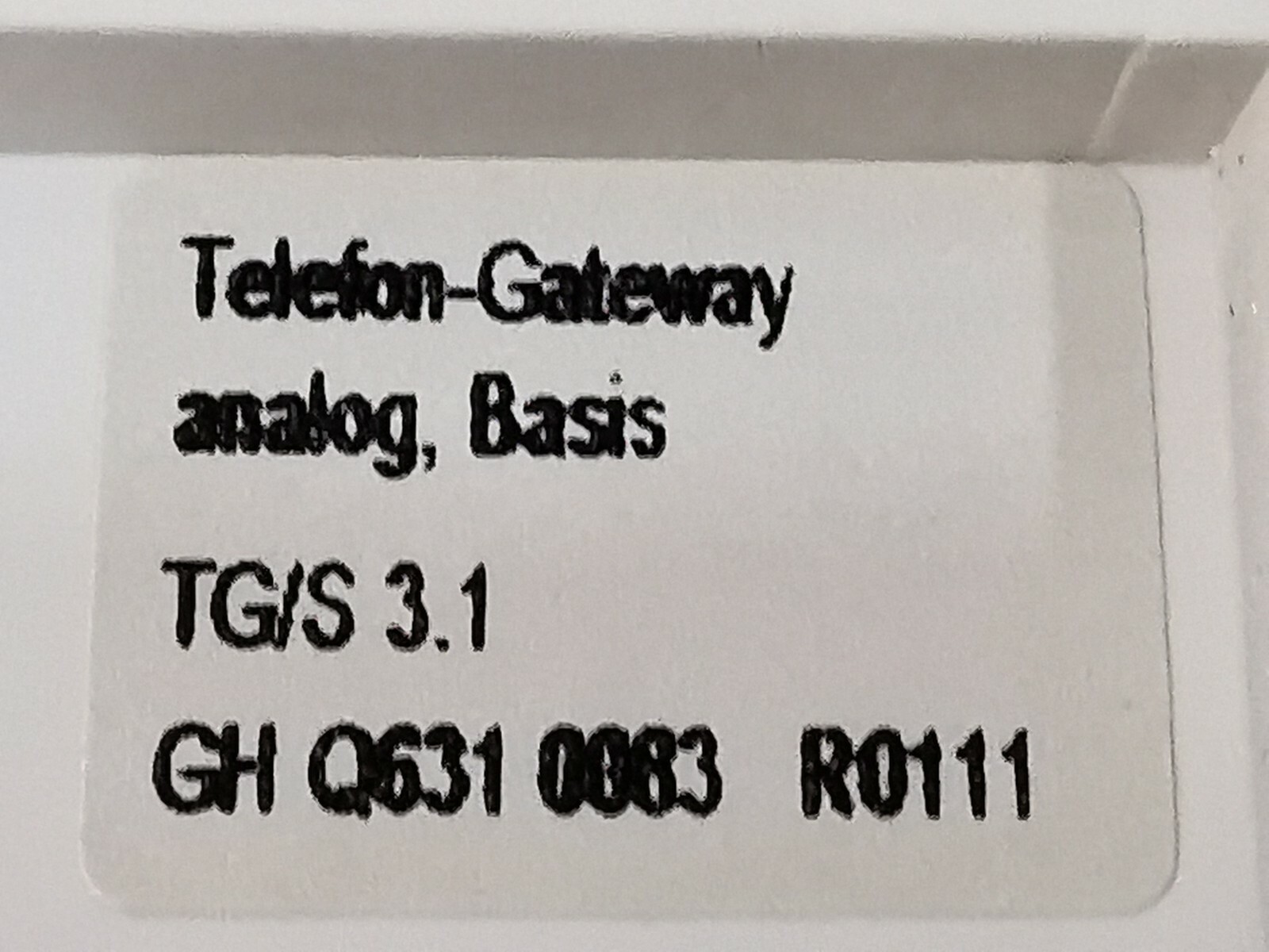 ABB GH Q631 0083 R0111 ABB TG/S 3.1 Telefon-Gateway Analog GH Q631 0083 R0111 7
