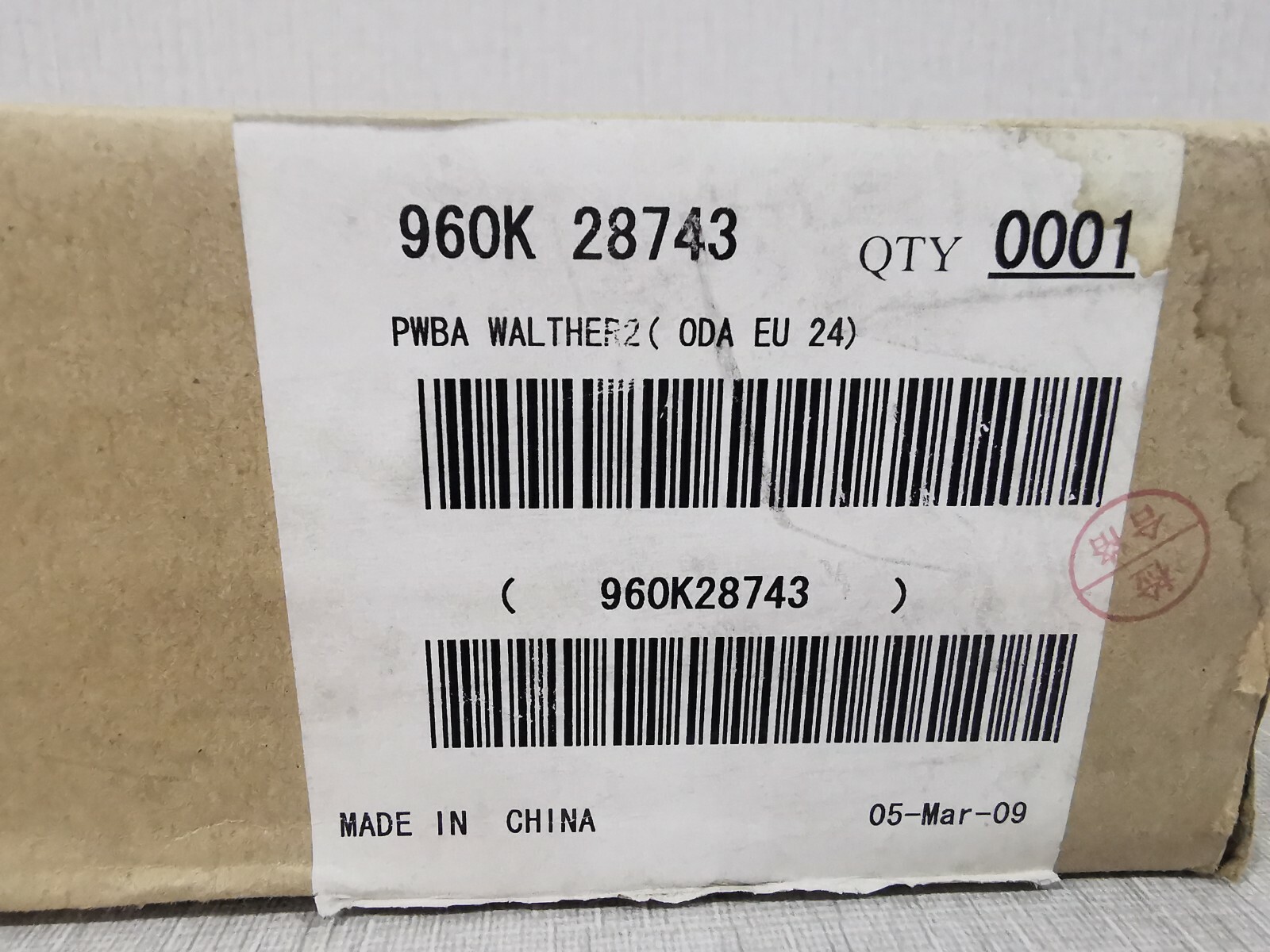 Unbranded 140E49380 PWB WALTHER2 140E49380 PCB BOARD - NEW WITH FILTHY BOX 3