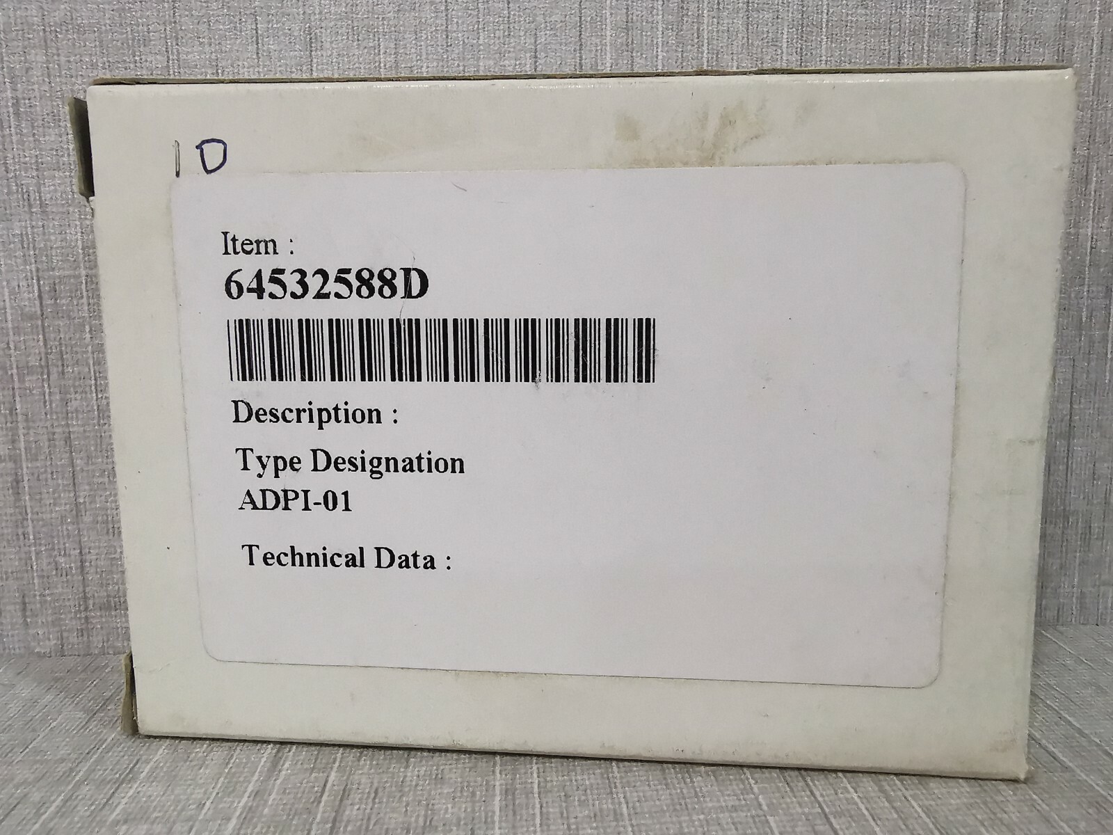 ABB 64532588D ABB ADPI-01 Type Designation 64532588D 2