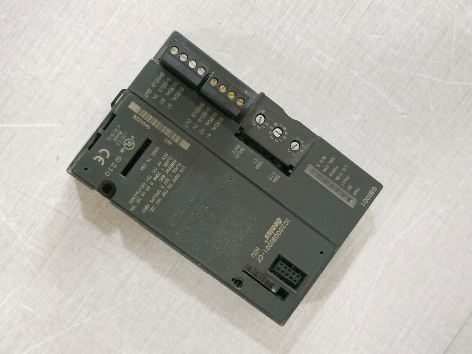 GE Fanuc IC200GBI001-CF GE Fanuc IC200GBI001-CF Genius Network Interface Unit 6