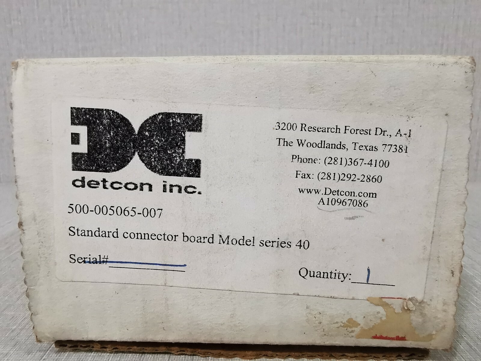 DETCON 500-005065-007 Standard Connection Board