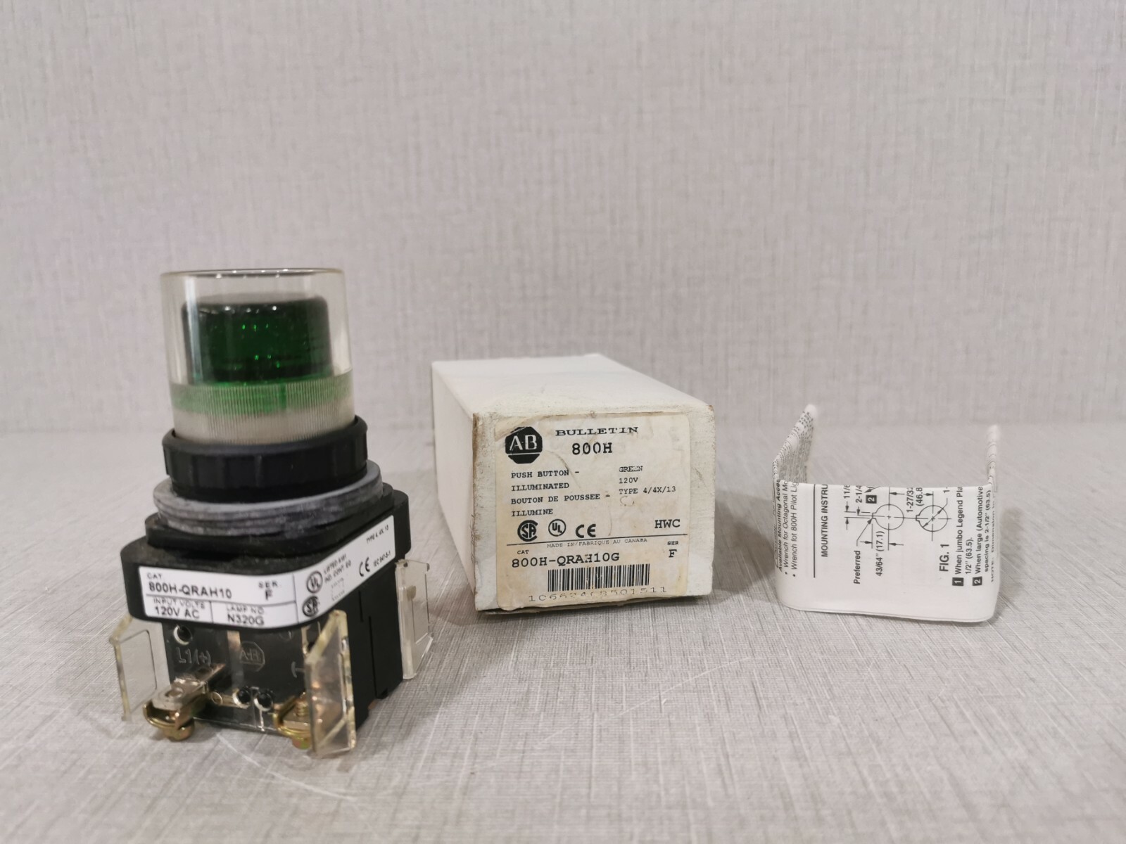 Allen Bradley 800H-QRAH10 Push Button