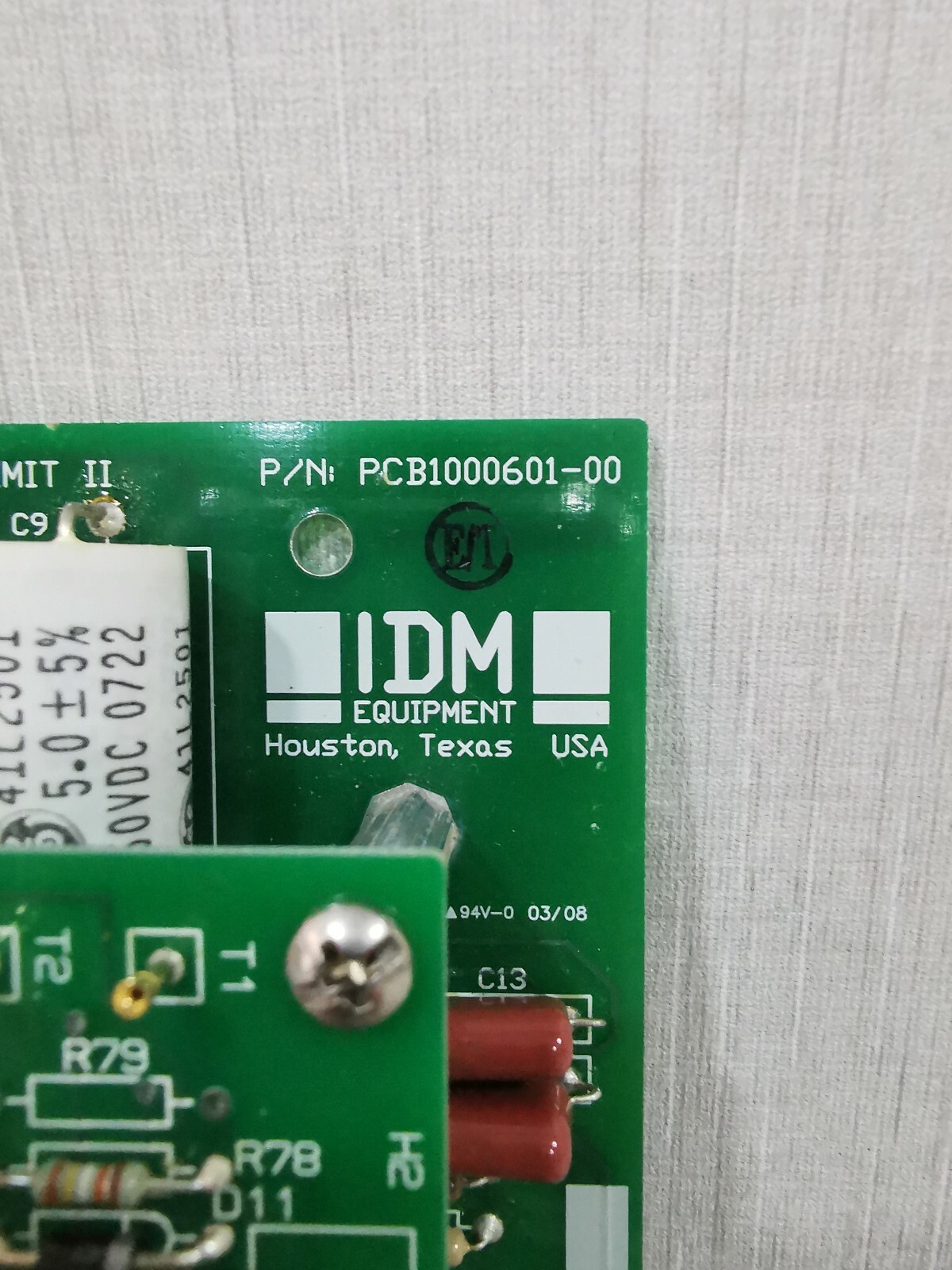 IDM 10060100 IDM PCB1000601-00 POWER LIMIT 10060100 3