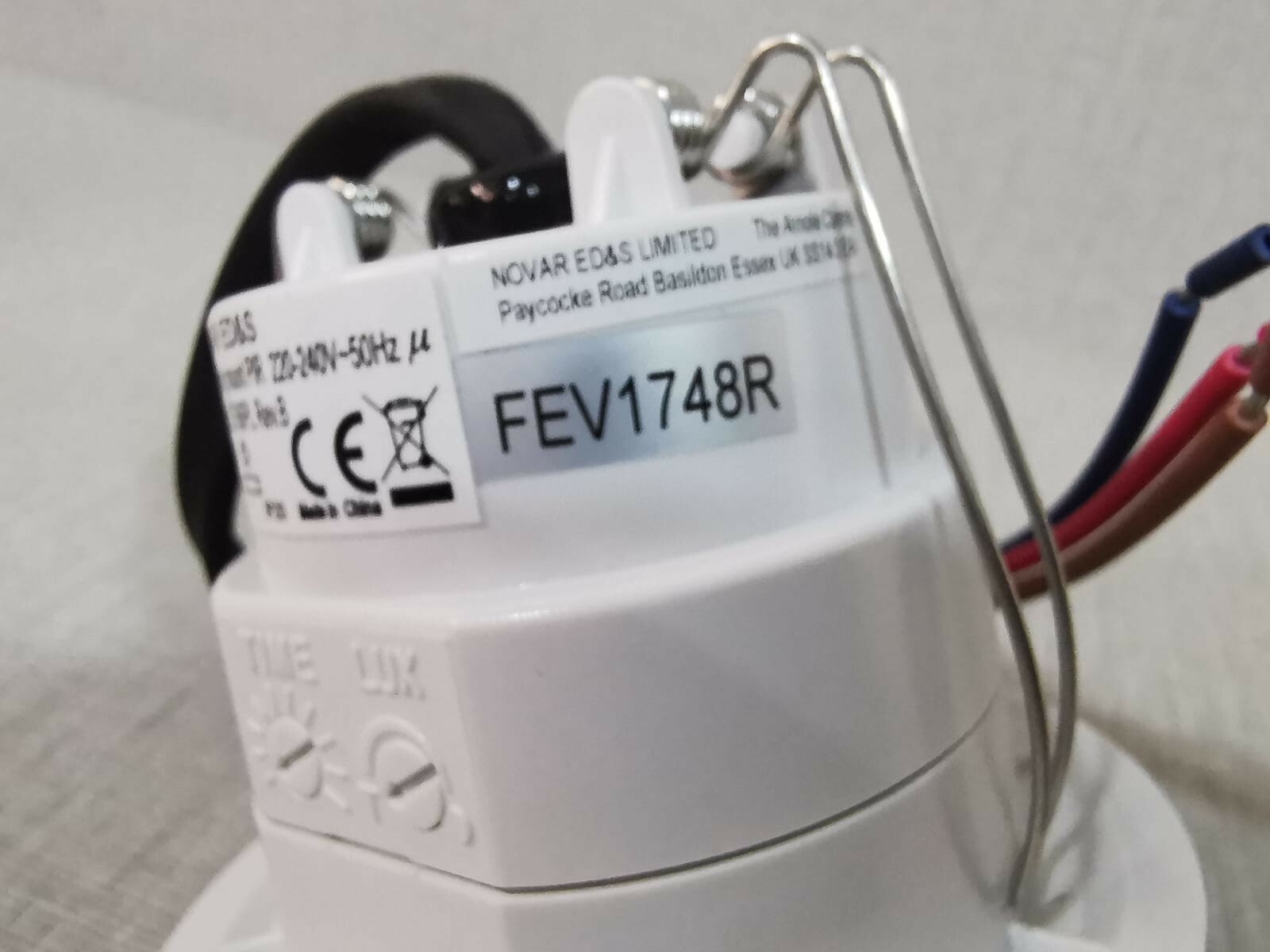 NOVAR ED&S FEV1748R NOVAR ED&S 52766PL Rev.B 360 Ceiling Mount PIR Sensor FEV1748R 5