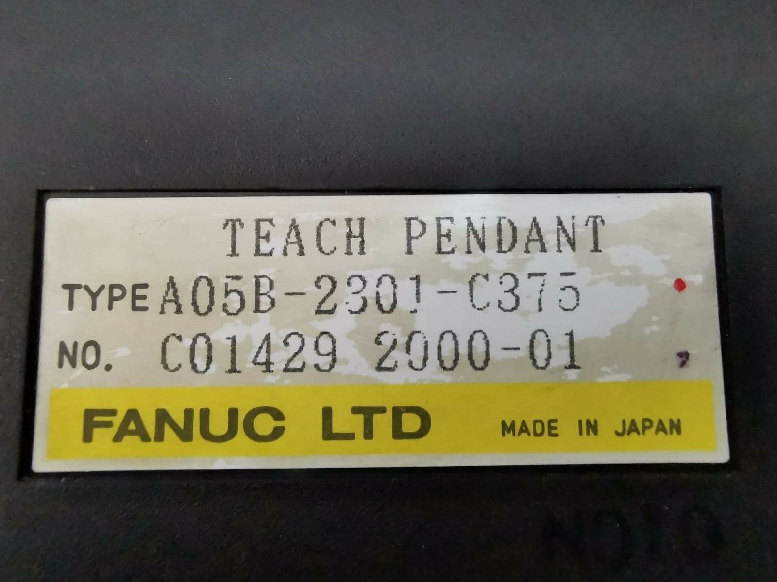 FANUC A05B-2301-C375 FANUC A05B-2301-C375 TEACH PENDANT 3