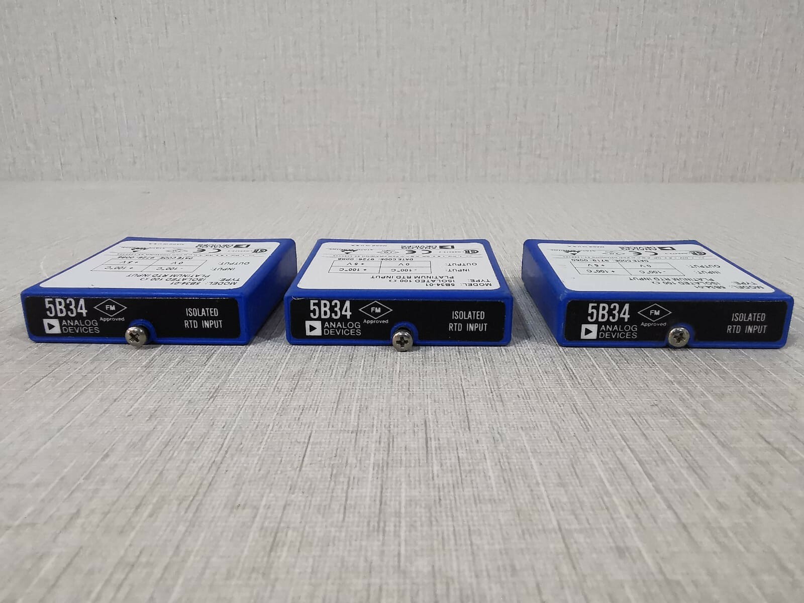 FM 5B34 ANALOG DEVICES ISOLATED 100 PLATINUM RTD INPUT