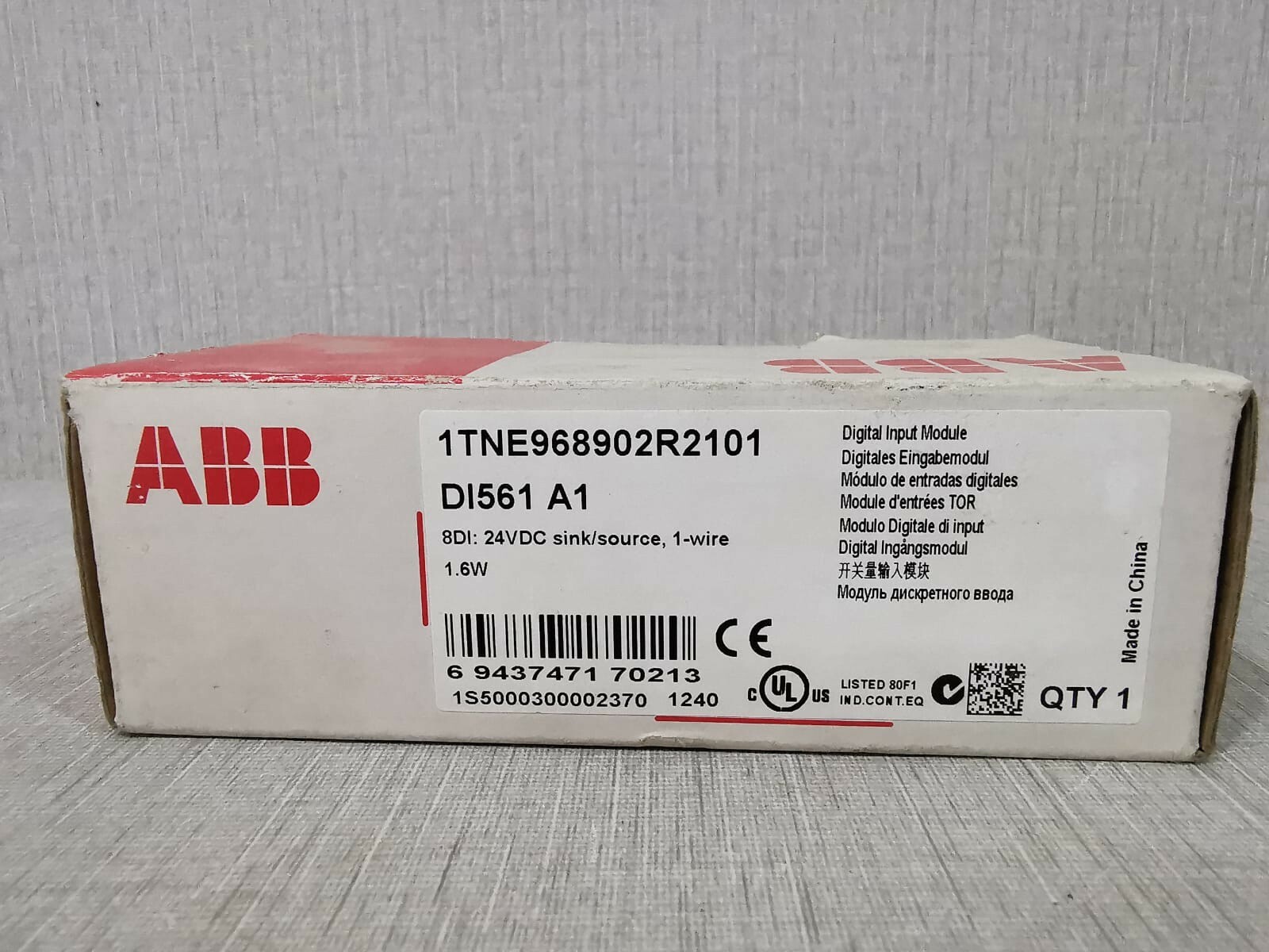 ABB 1TNE968902R2101 ABB DI561 A1 Digital Input Module 1TNE968902R2101 3