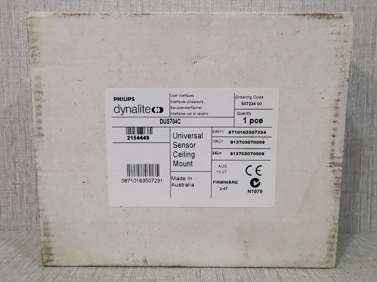 Dynalite DUS704C Dynalite DUS704C Universal Sensor Ceiling Mount FW 2.47 4