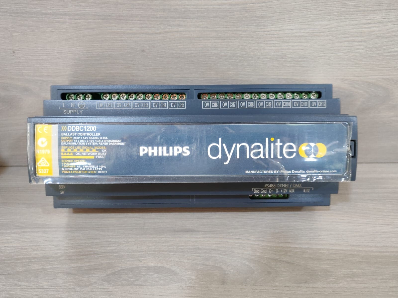 Philips DDBC1200 Philips Dynalite DDBC1200 HF Ballast Controller 12-Ch FW 1.70 2