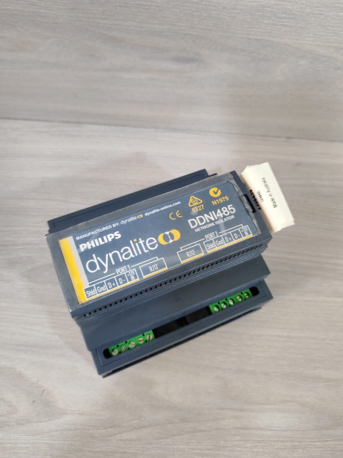 Philips Dynalite DDNI485 PHILIPS DYNALITE DDNI485 DYNET RS485 INTERFACE NETWORK ISOLATOR -WITH FHILTY BOX 5