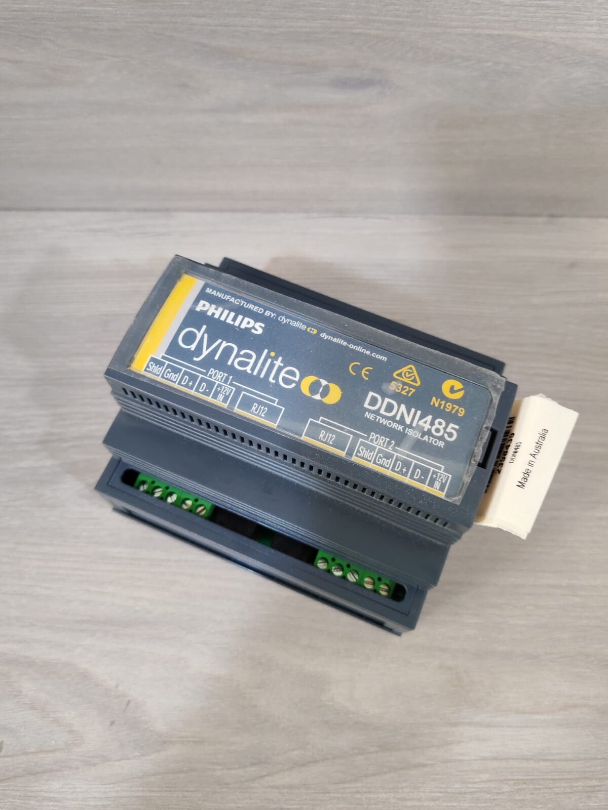 Philips Dynalite DDNI485 PHILIPS DYNALITE DDNI485 DYNET RS485 INTERFACE NETWORK ISOLATOR -WITH FHILTY BOX 6