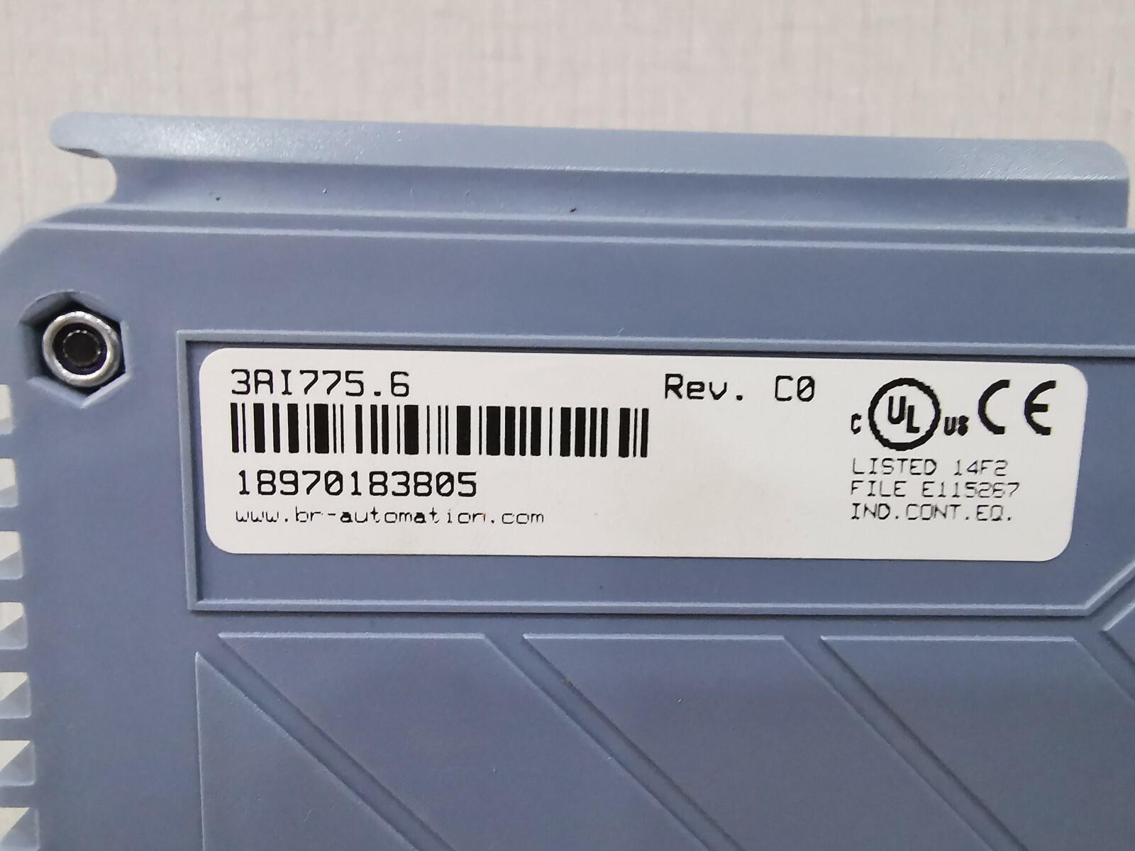 B&R 3AI775.6 Rev.C0 B&R 3AI775.6 Rev.C0 Analog Input PLC MODULE 5