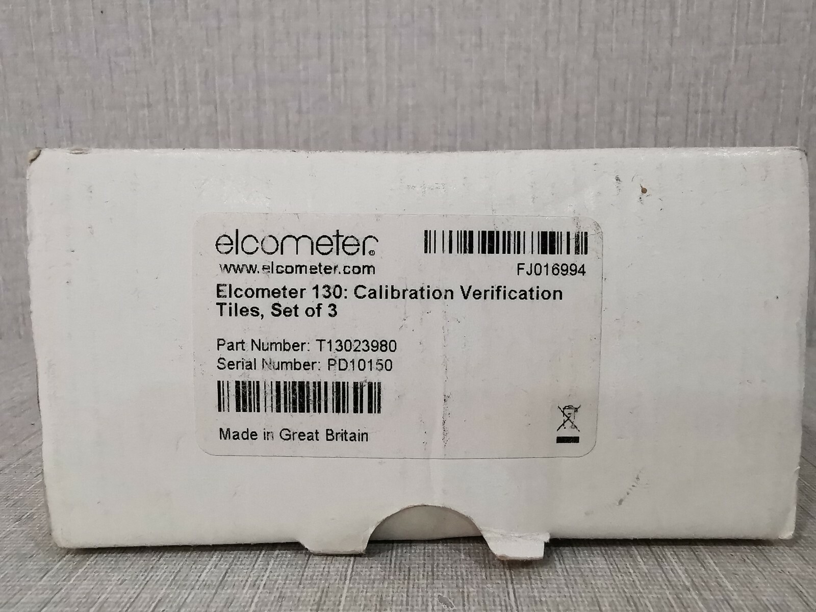 Elcometer ELCOMETER-130 CALIBRATION VERIFICATION TILES SET OF 2 FOR ELCOMETER 130 SALT CONTAMINATION 2