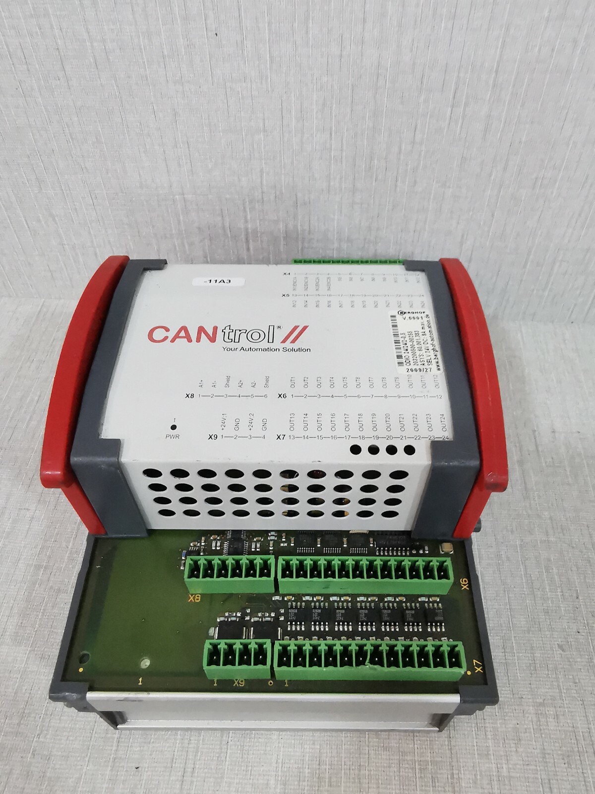 CANtrol 2C3800L00-LT CANtrol QDIO 24/24/2-0.5 PLC Controller 2C3800L00-LT 3