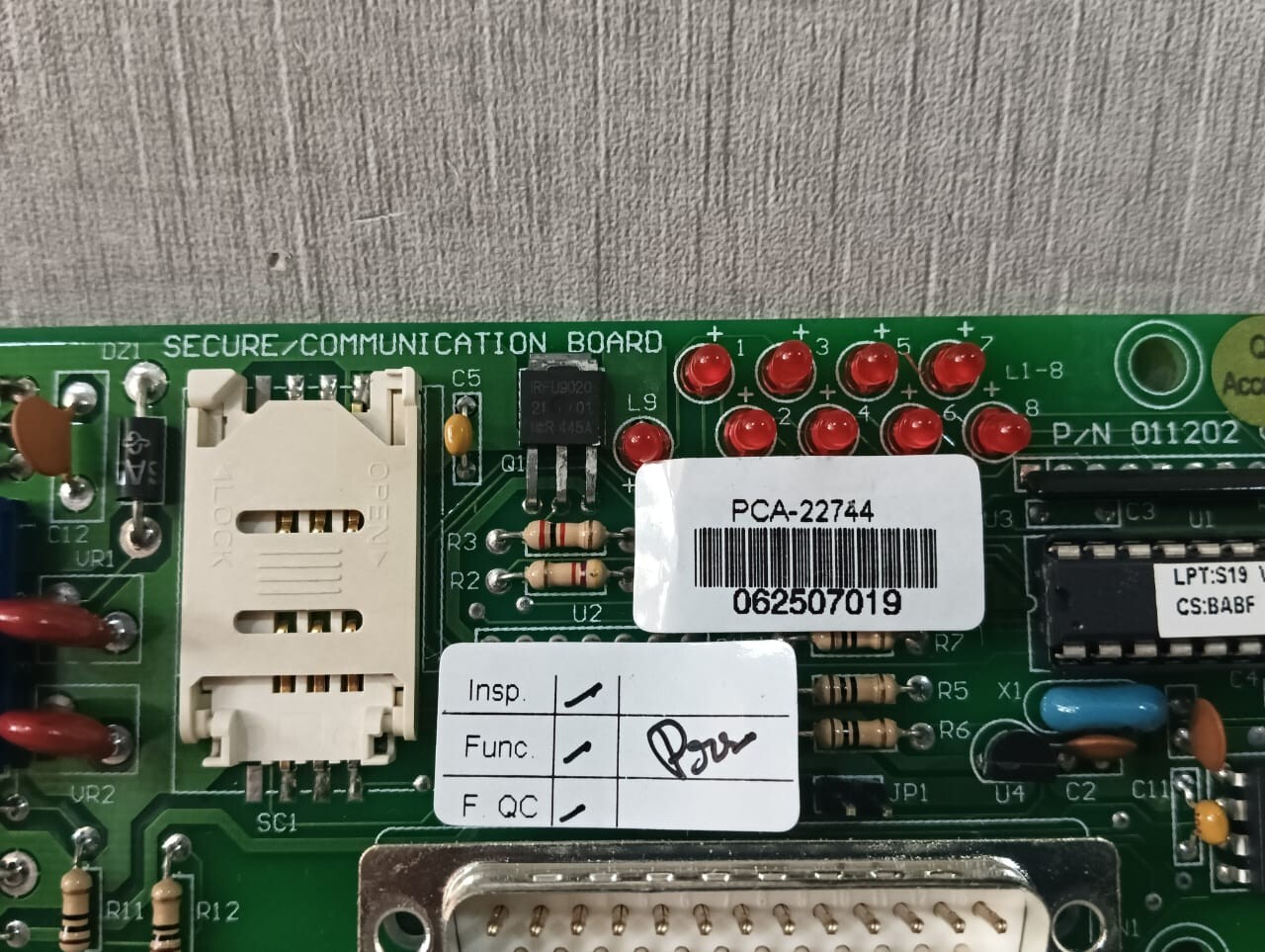 Bosch AEC-MOD-COM BOSCH AEC-MOD-COM AEC Module Communication Board PCA-22744 2