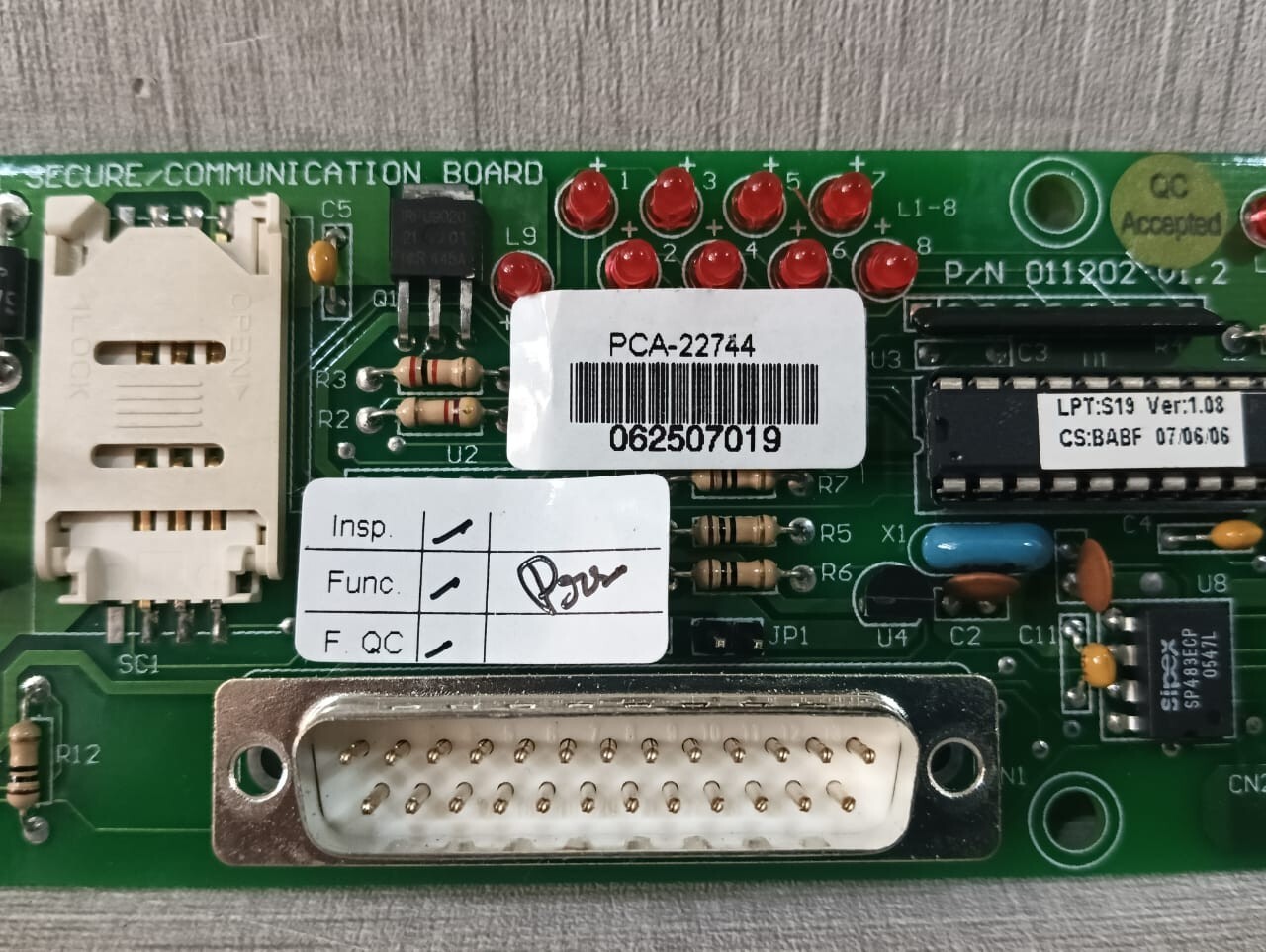 Bosch AEC-MOD-COM BOSCH AEC-MOD-COM AEC Module Communication Board PCA-22744 3