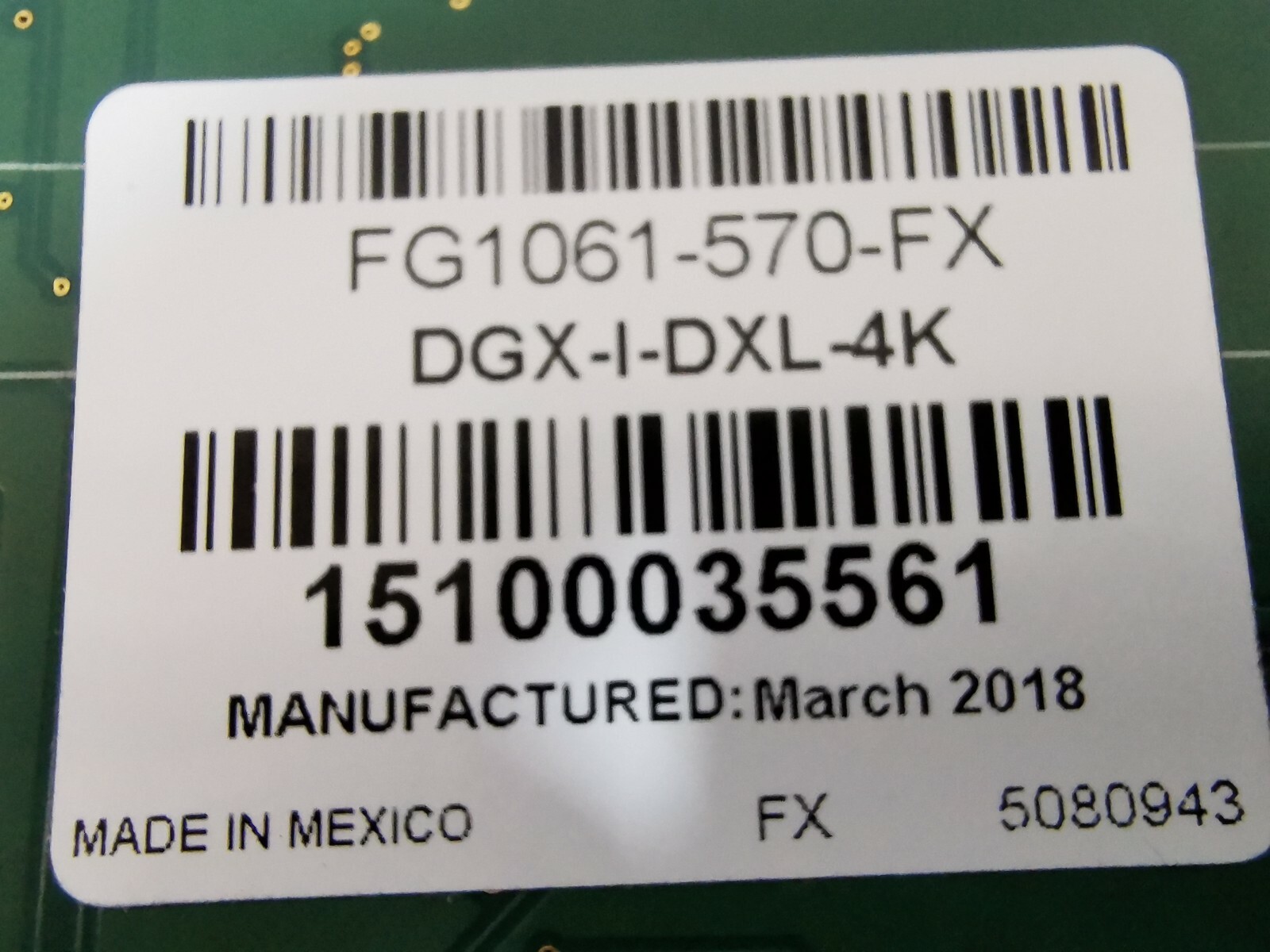 AMX 50-1061-57 AMX 50-1061-57 REV A ENOVA DGX DXLink 4k Input 7