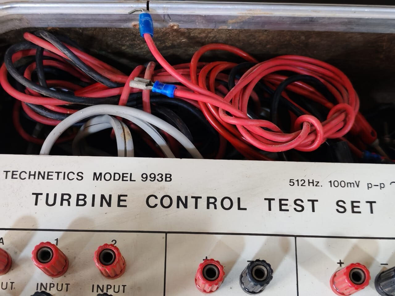 TECHNETICS 993B TECHNETICS 993B TURBINE CONTROL TEST SET 512Hz 100mV - WITH BROKEN LOCK 9
