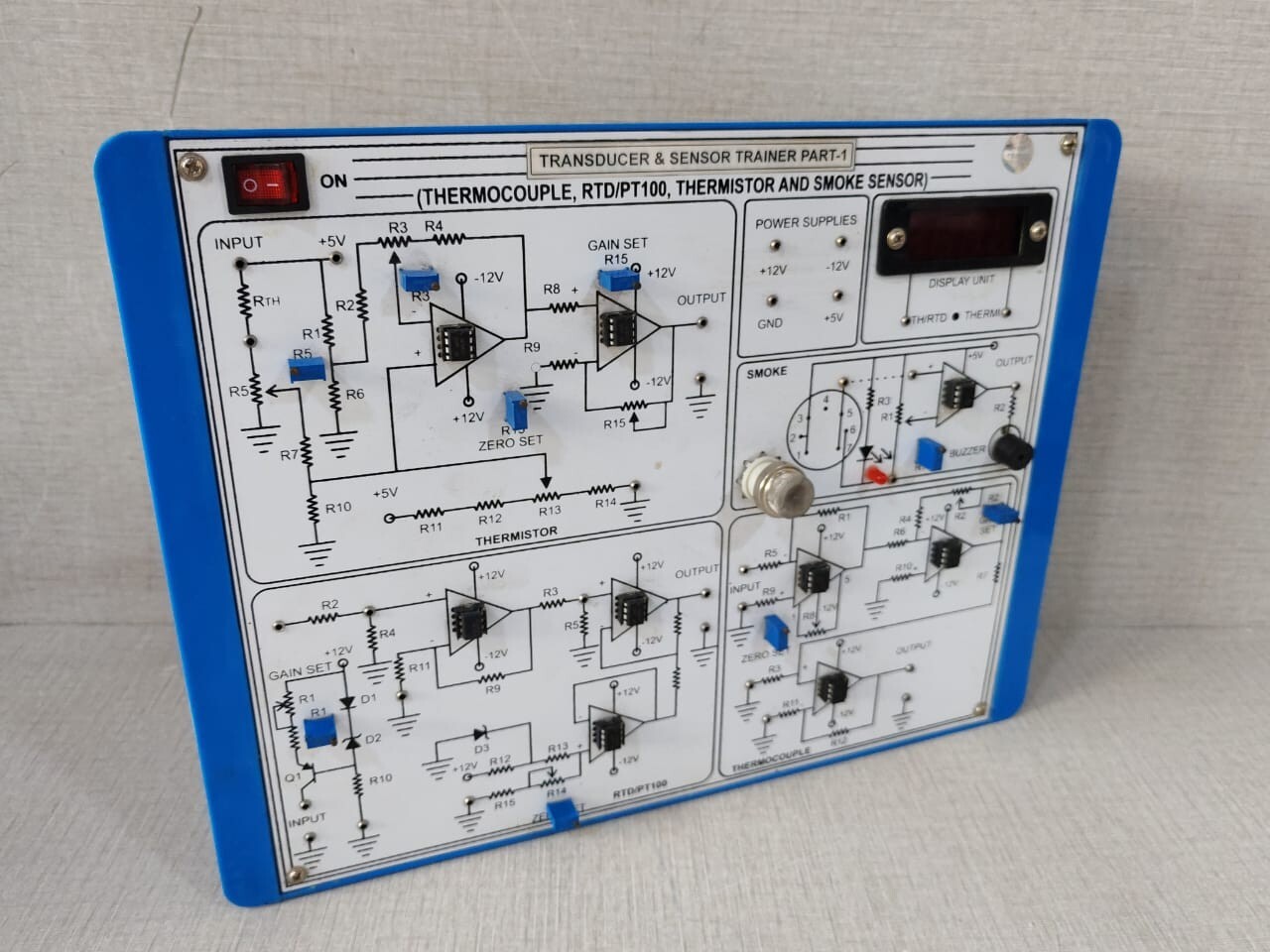 Unbranded TRANSDUCER & SENSOR TRAINER PART 1 THERMOCOUPLE RTD/PT100 TRANSDUCER & SENSOR TRAINER PART 1 2