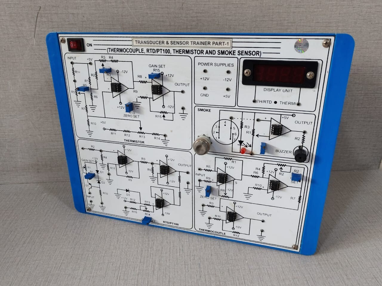 Unbranded TRANSDUCER & SENSOR TRAINER PART 1 THERMOCOUPLE RTD/PT100 TRANSDUCER & SENSOR TRAINER PART 1 3