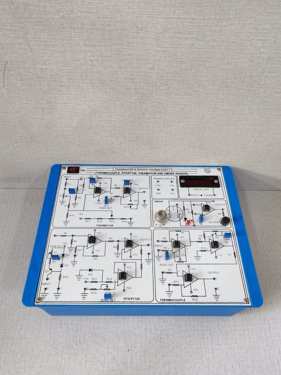 Unbranded TRANSDUCER & SENSOR TRAINER PART 1 THERMOCOUPLE RTD/PT100 TRANSDUCER & SENSOR TRAINER PART 1 5