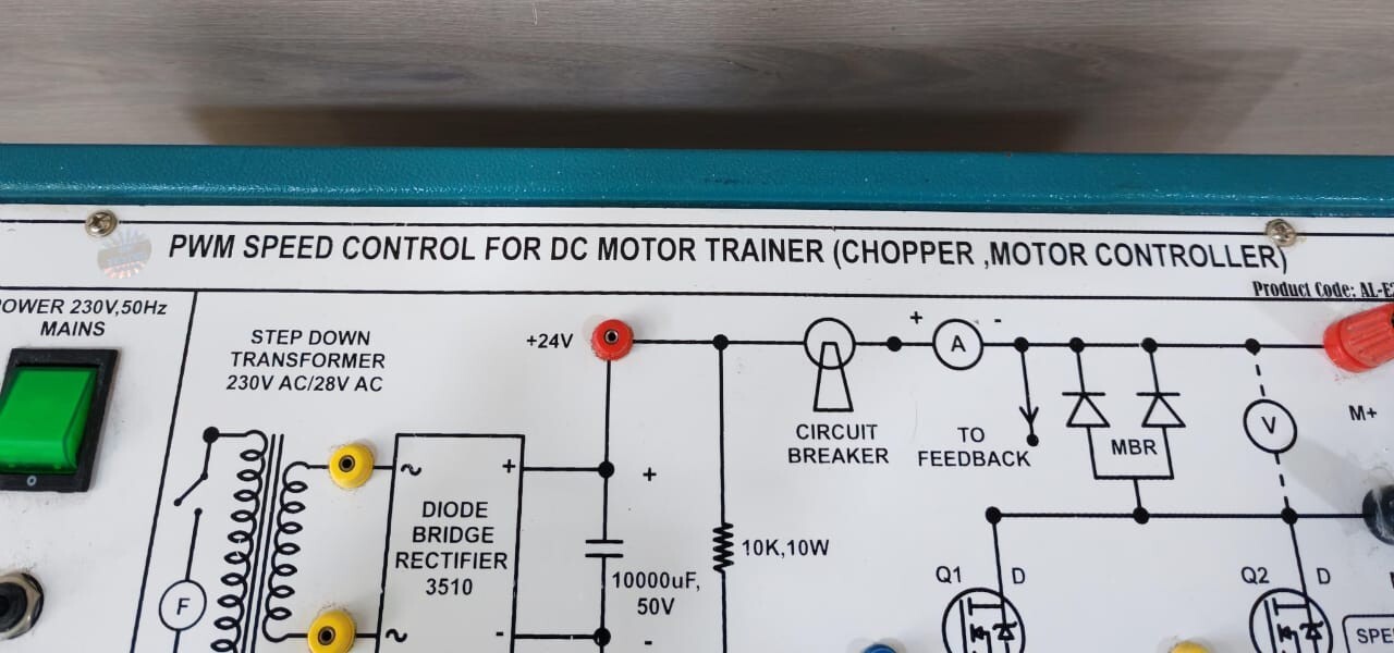PWM AL-E209 PWM SPEED CONTROL FOR DC MOTOR TRAINER AL-E209 230V.50Hz 2