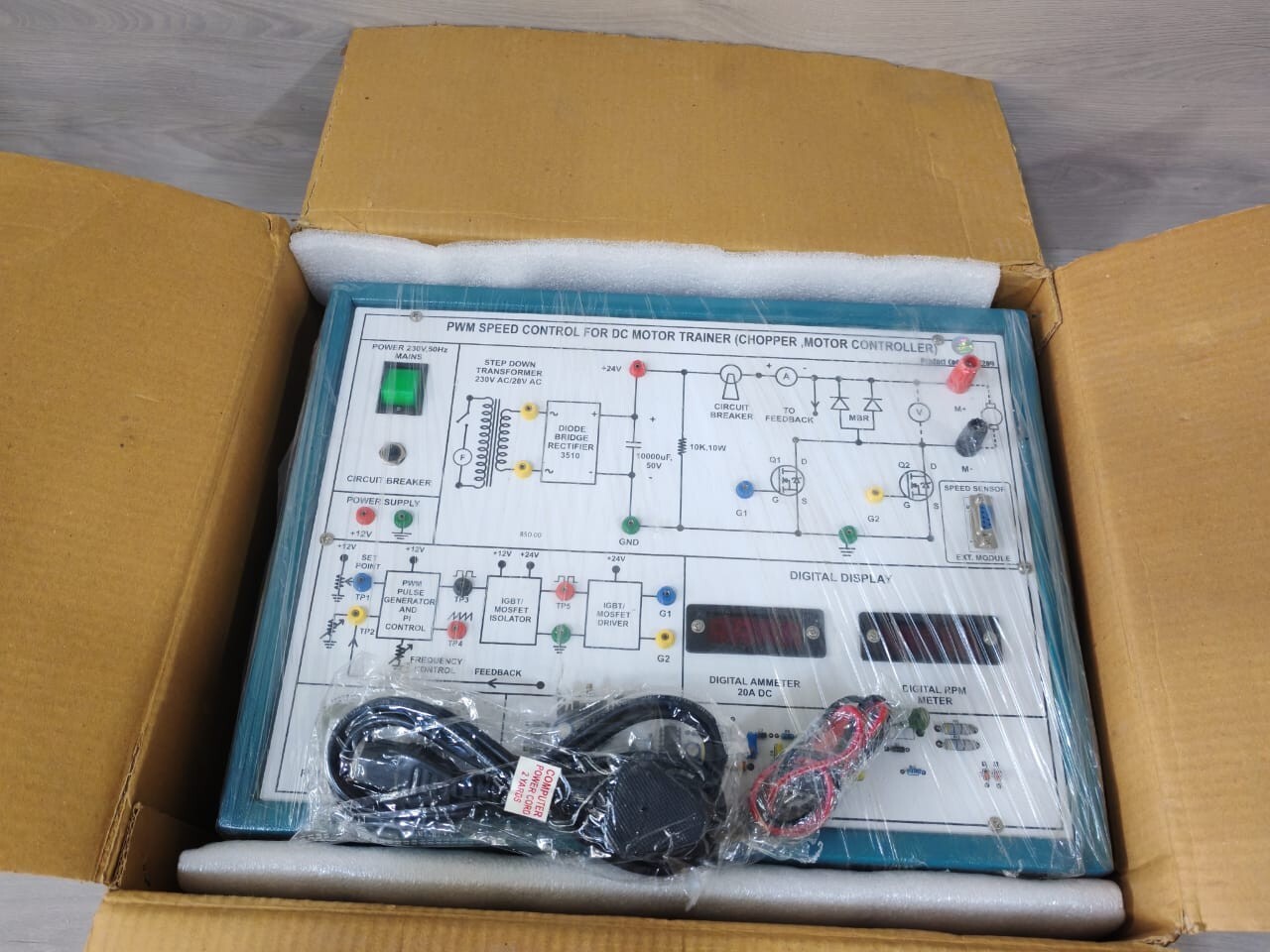 PWM AL-E209 PWM SPEED CONTROL FOR DC MOTOR TRAINER AL-E209 7