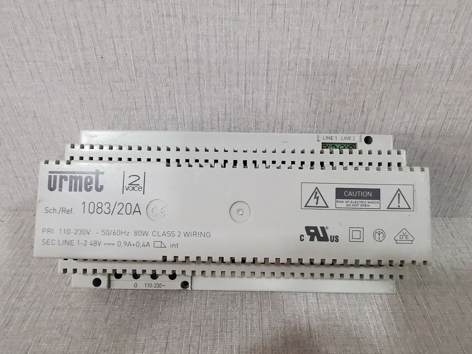 URMET 1083/20A URMET 1083/20A POWER SUPPLY 3