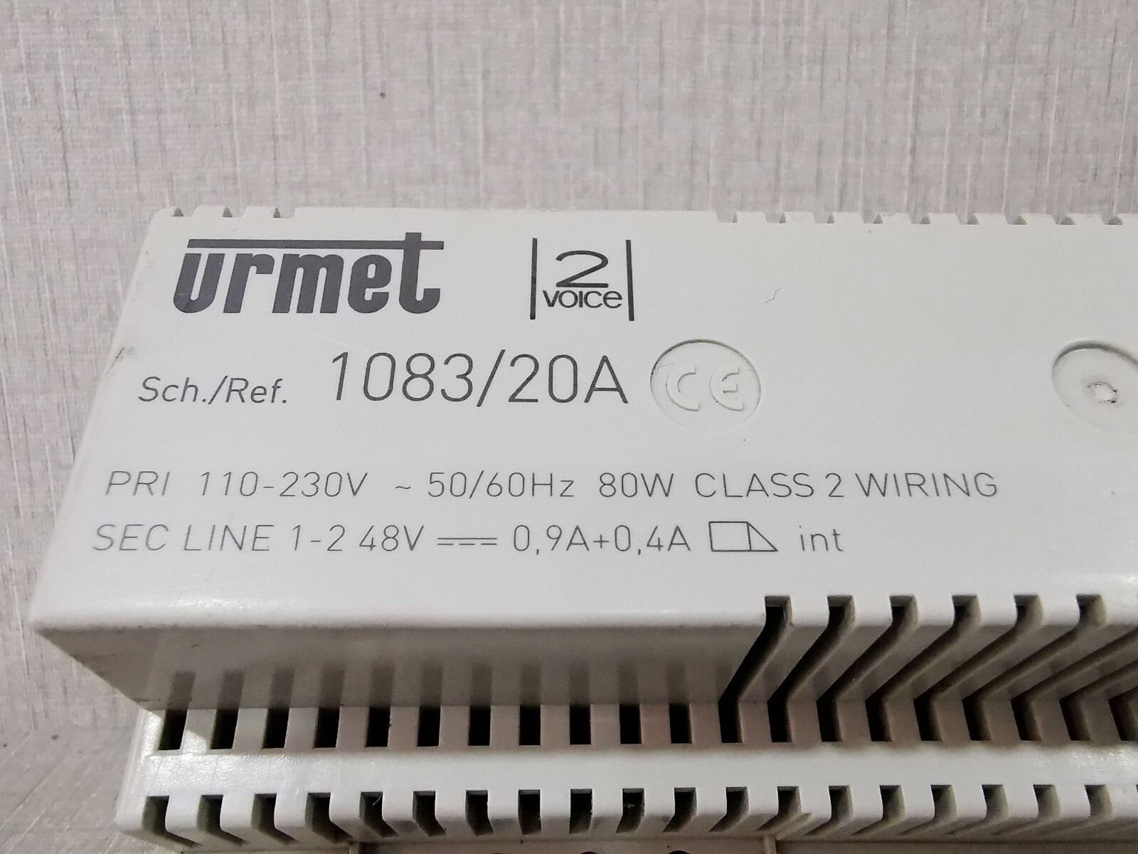 URMET 1083/20A URMET 1083/20A POWER SUPPLY 4