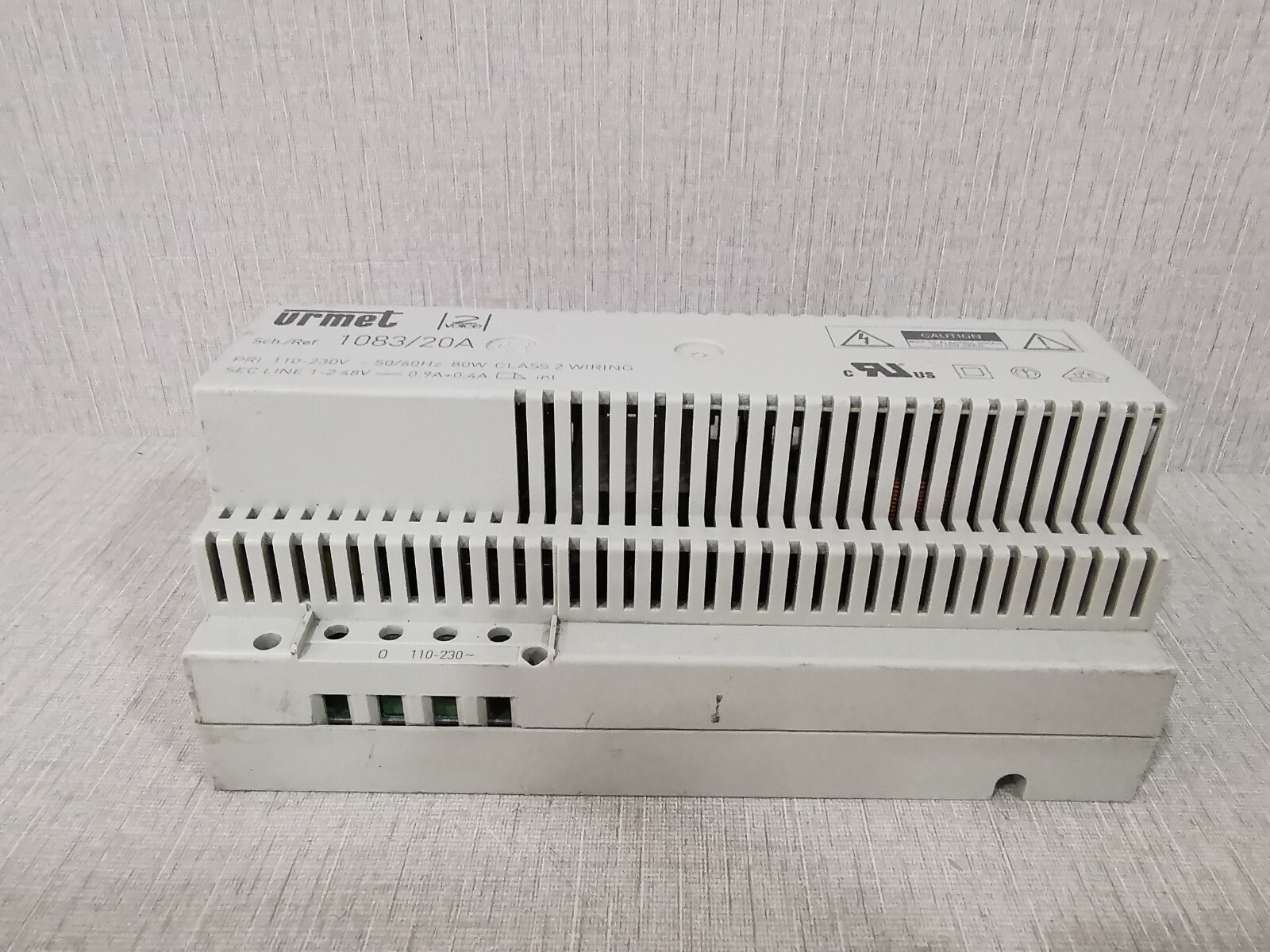 URMET 1083/20A URMET 1083/20A POWER SUPPLY 5