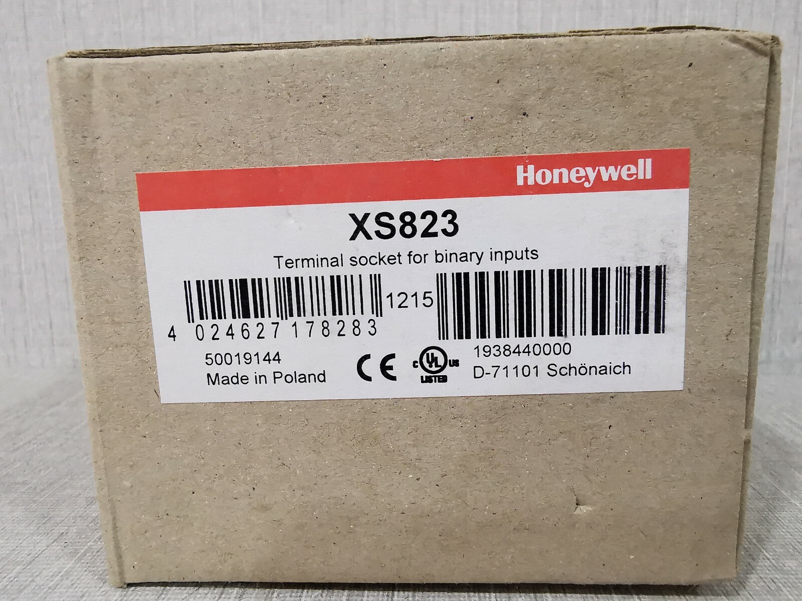Honeywell XS823 Honeywell XS823 Terminal Socket - WITH FHILTY BOX 6