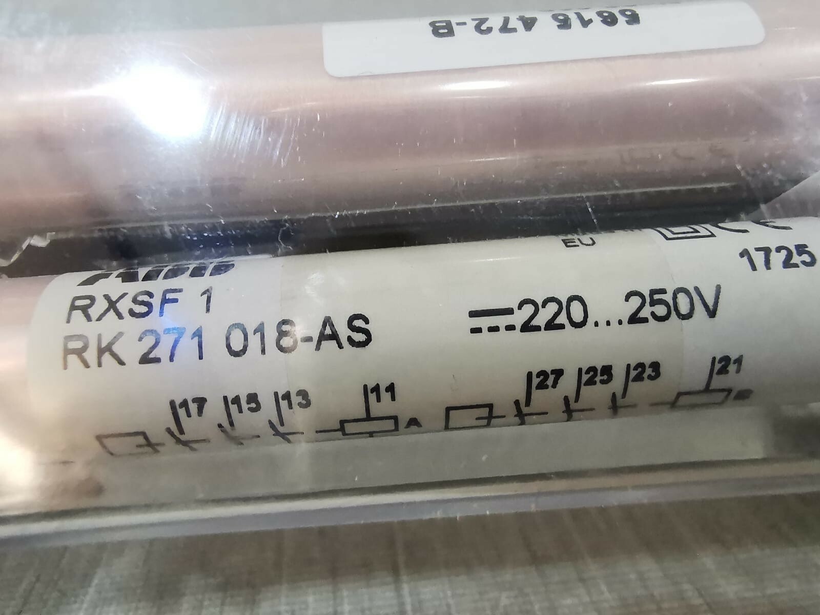 ABB RK-271-018 ABB RXSF 1 RK 271 018-AS / 1730 5 0619 AUXILIARY RELAY -, Case Only 5