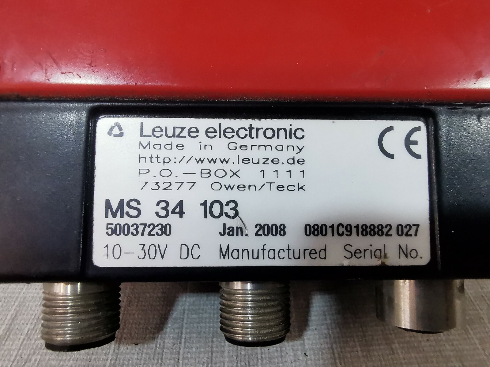 Leuze BCL 34 S M 100 Leuze BCL 34 S M 100 BAR CODE SCANNER 3