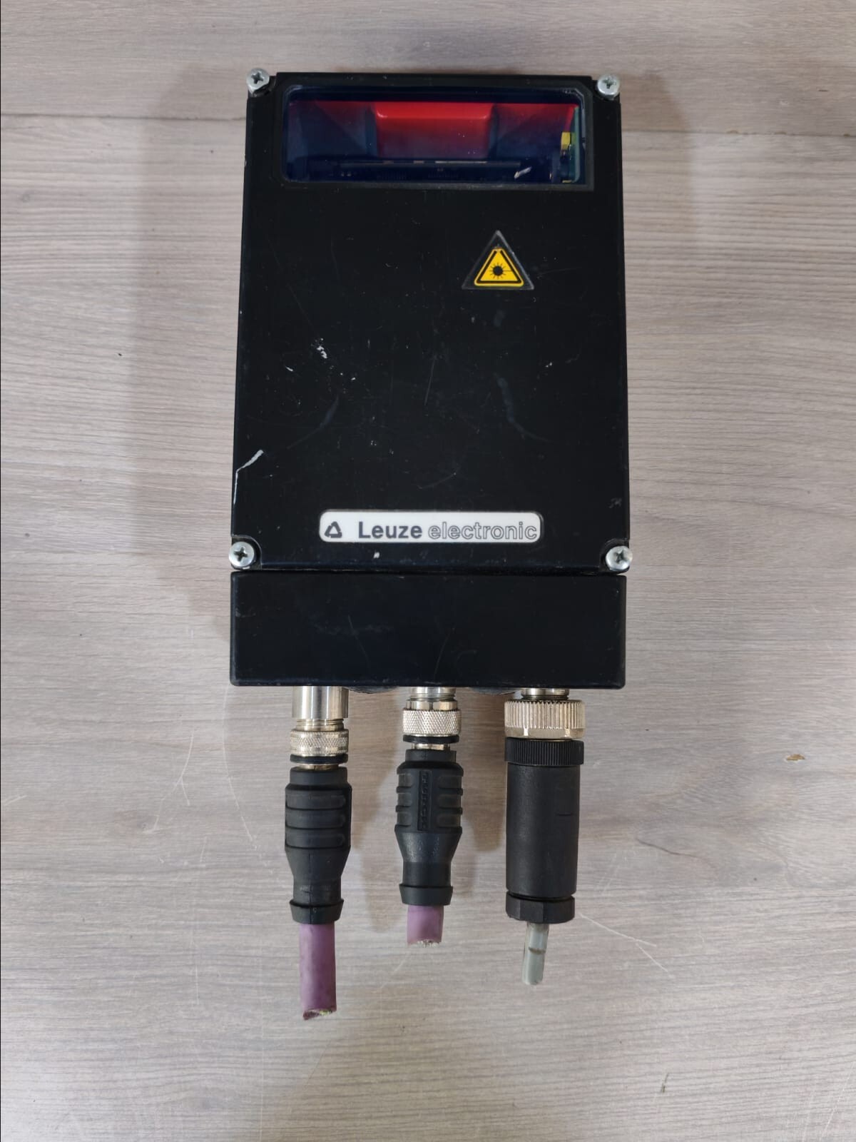 LEUZE ELECTRONIC BCL 34 R1 L 100 BARCODE READER WITH MS 34 103 CONNECTOR
