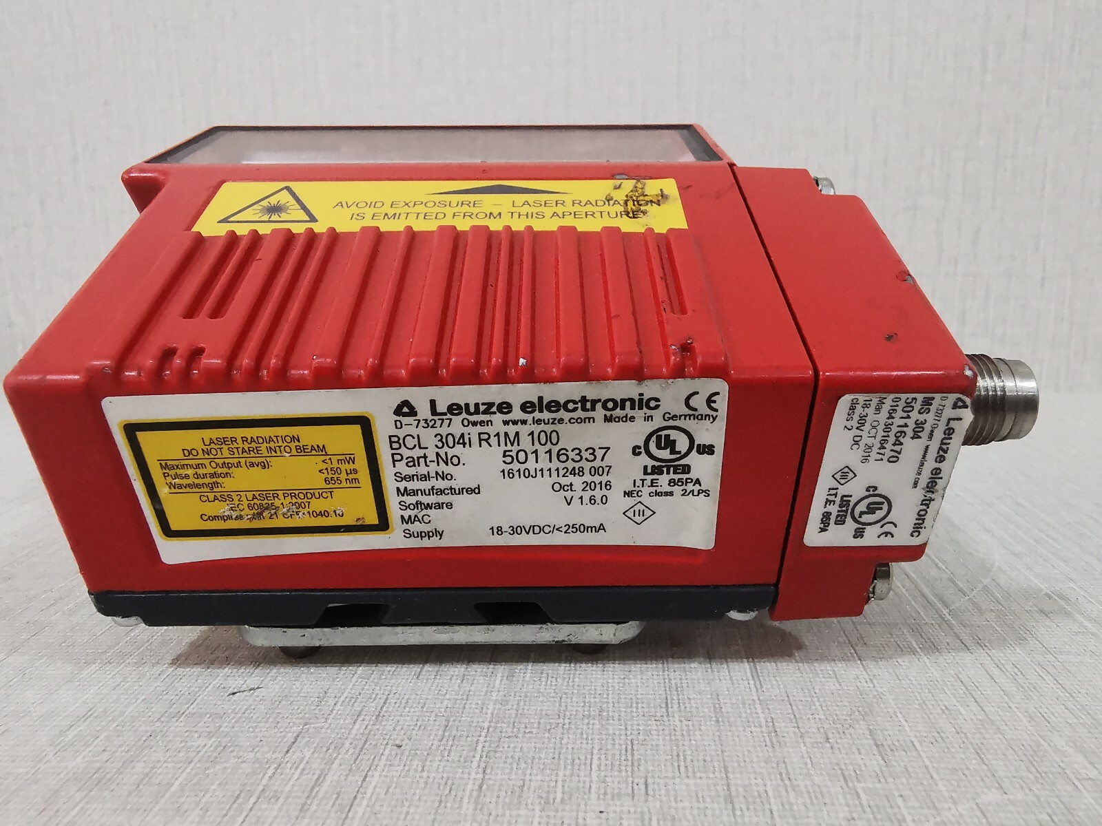 Leuze 50116337 Leuze BCL 304i R1M 100 BAR CODE READER 50116337 2