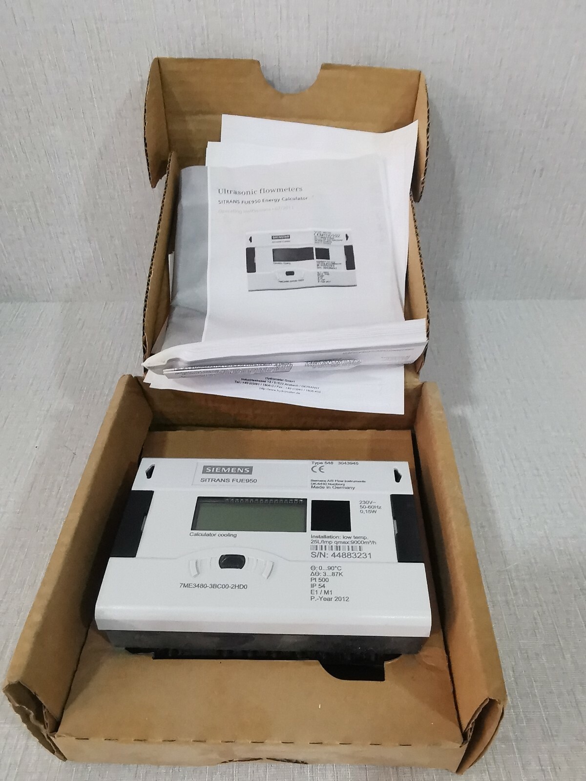 Siemens 548 3043945 SIEMENS SITRANS FUE950 THERMAL ENERGY 548 3043945 3