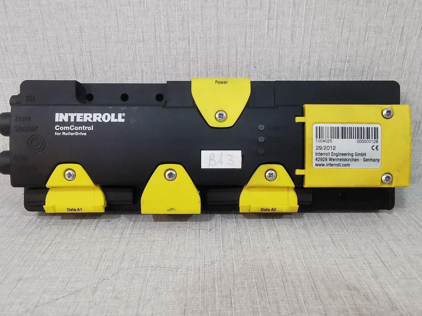 INTERROLL 1004025 ComControl for RollerDrive 29/2012