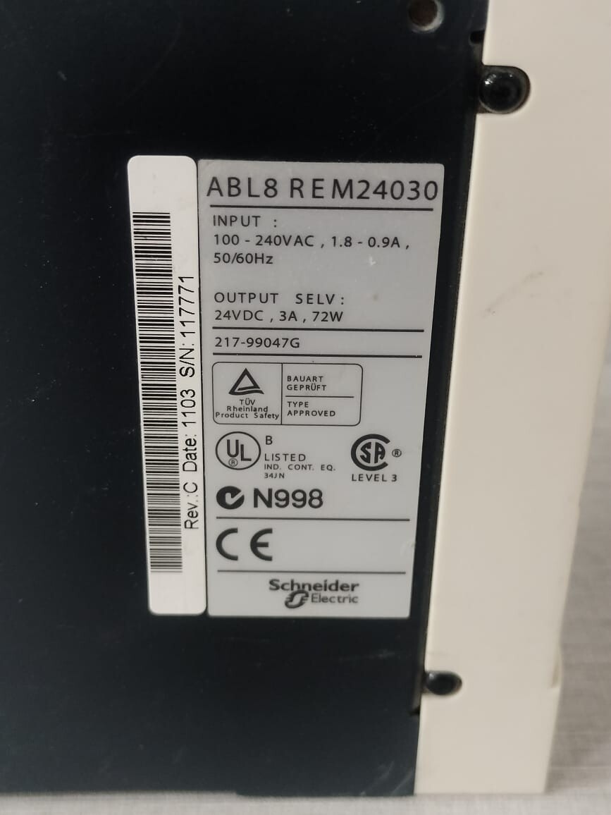 Schneider Electric REM24030 Schneider Electric ABL8 REM24030 Power Supply Module 24VDC 6
