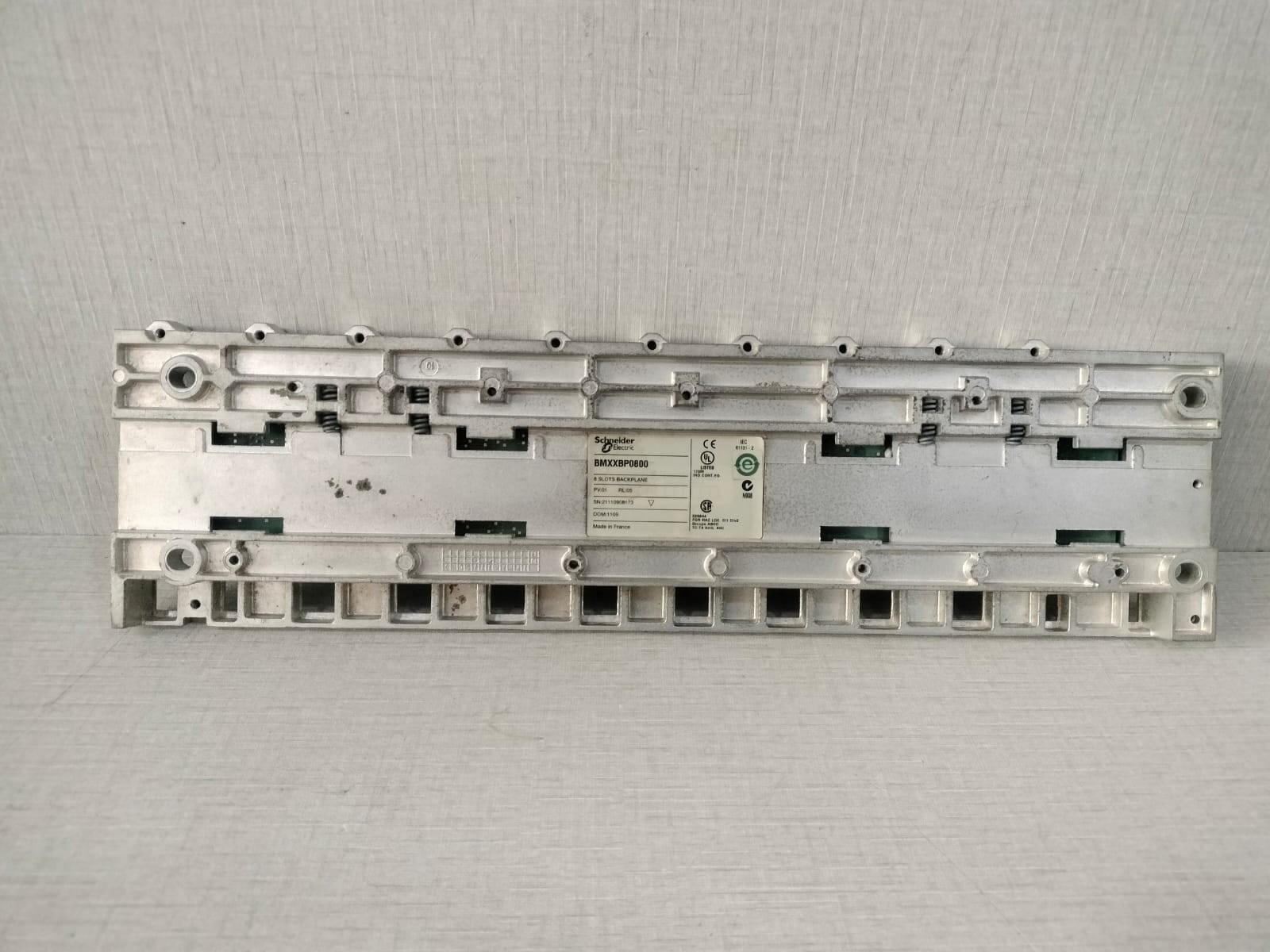 Schneider Electric PV-01 Schneider Electric BMXXBP0800 MODICON 8SLOTS BACKPLANE PV;01 RL;05 7