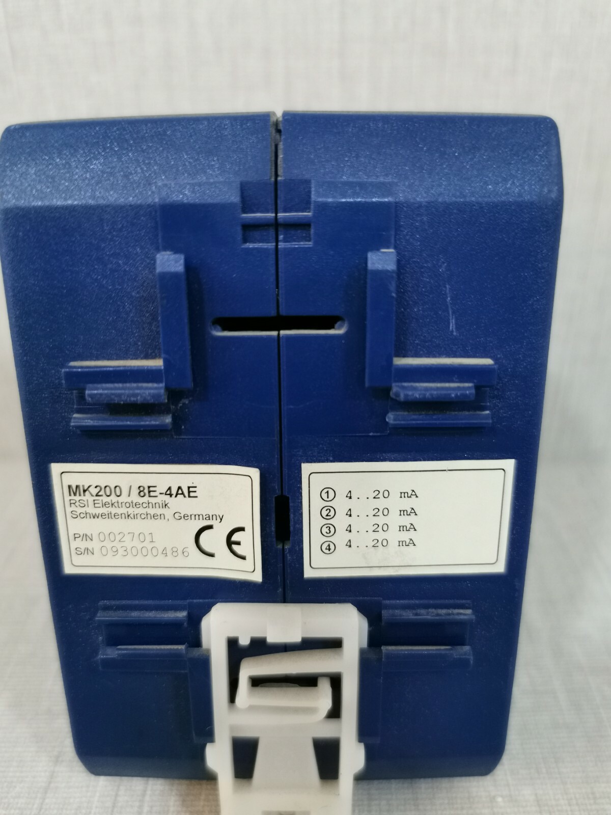 R.S.I MK200 8E-4AE R.S.I MK200 8E-4AE Analog Input 6