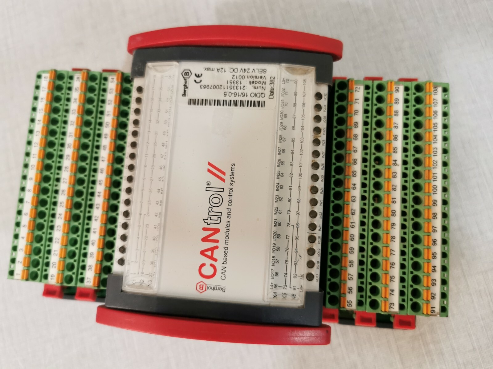 Berghof QDIO 16/16-0 5 Berghof CANtrol 13351 Module QDIO 16/16-0 5 5