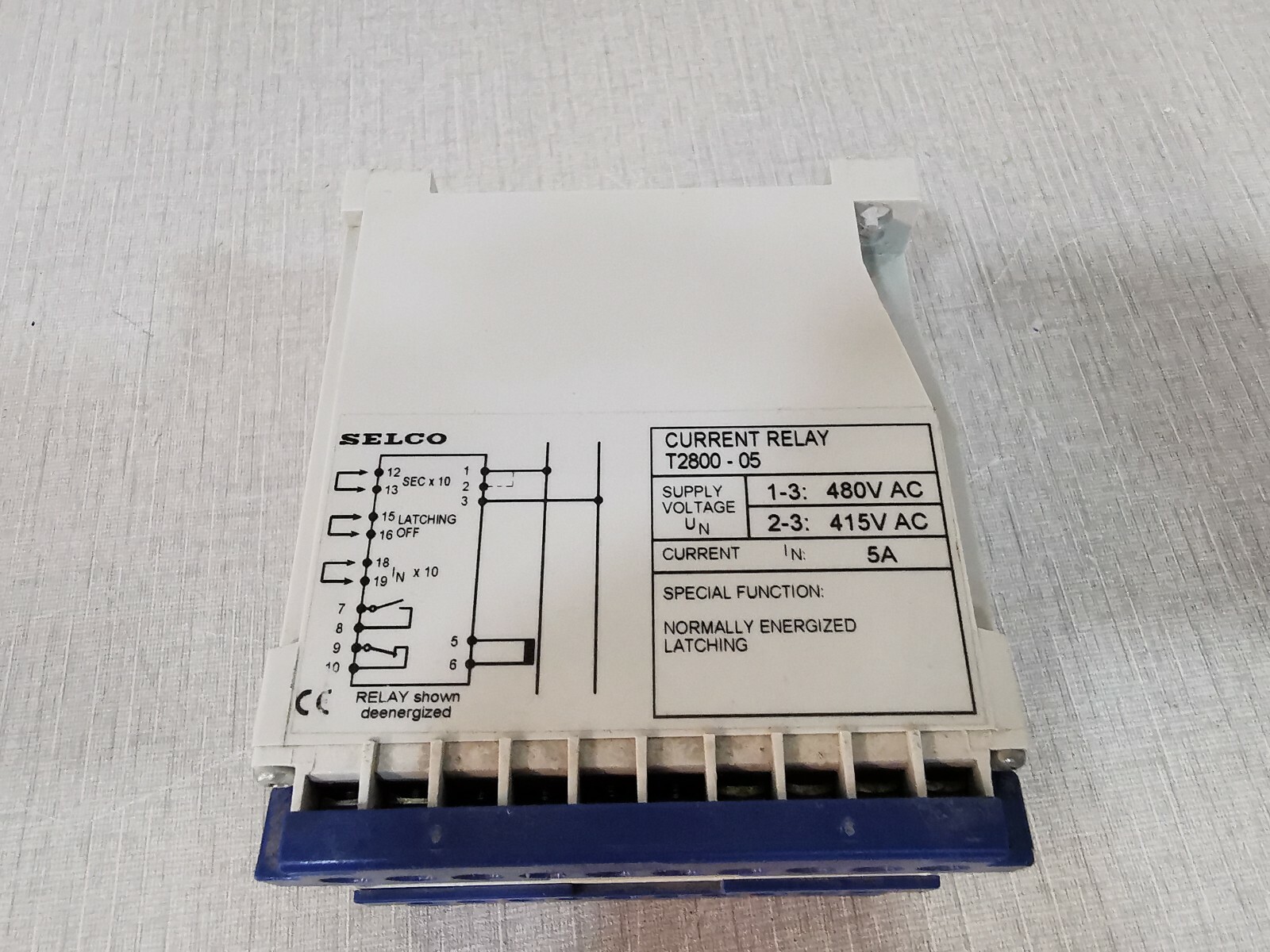 SELCO T2800-05 SELCO T2800 CURRENT RELAY T2800-05 2