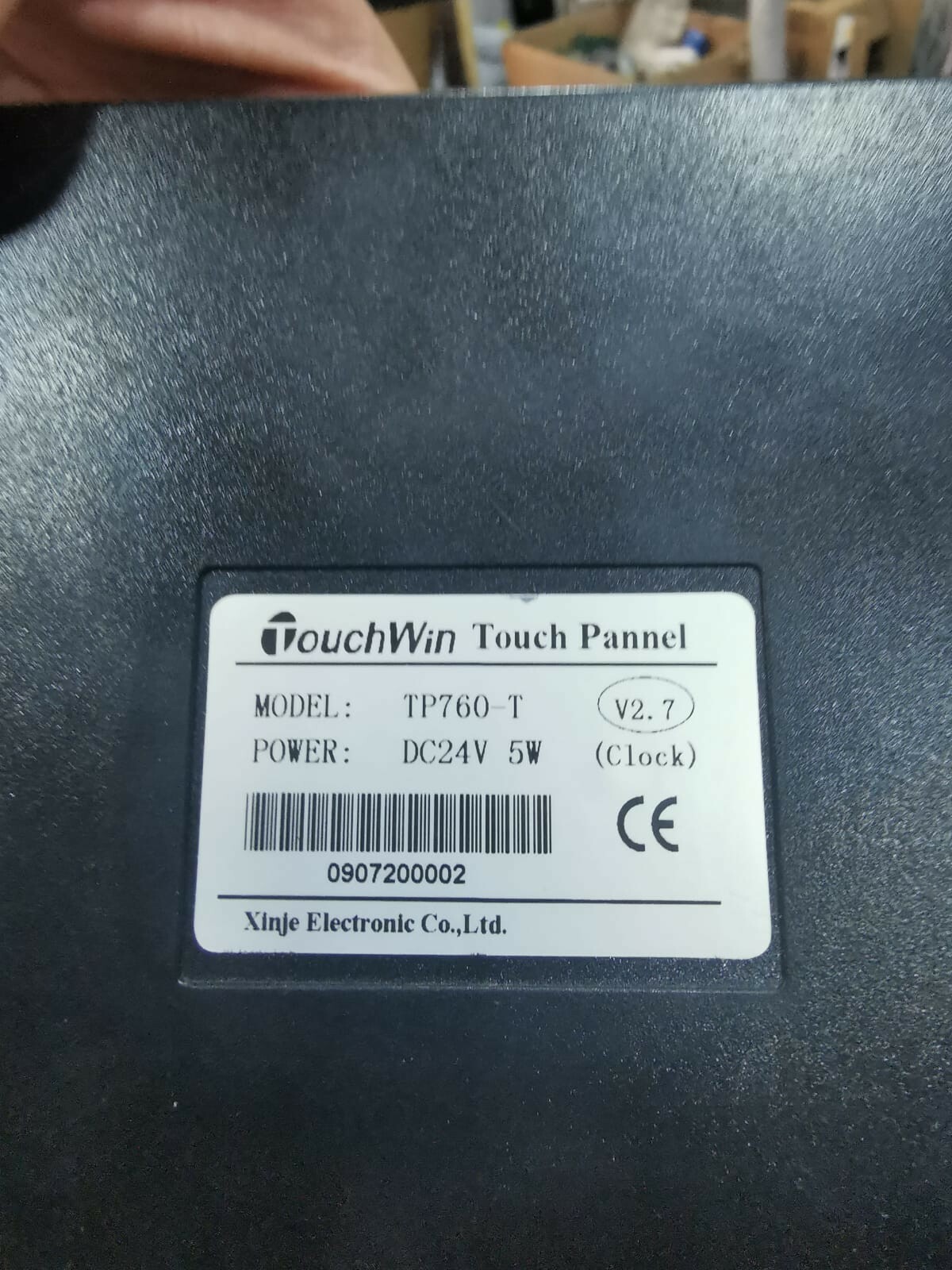 TouchWin TP760-T V2.7 TouchWin Touch Pannel TP760-T V2.7 DC24V 5W- W/O ANY ACCESSORIES 3